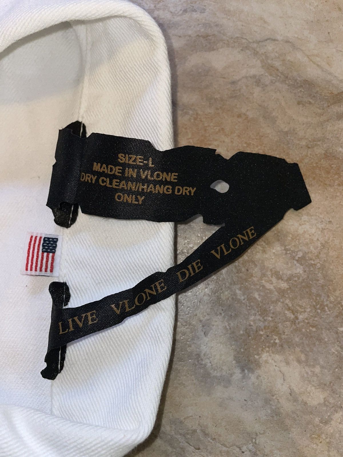 Vlone Unreleased Vlone Black Rhinestone White Denim Jacket Size M Size US M / EU 48-50 / 2 - 8 Thumbnail