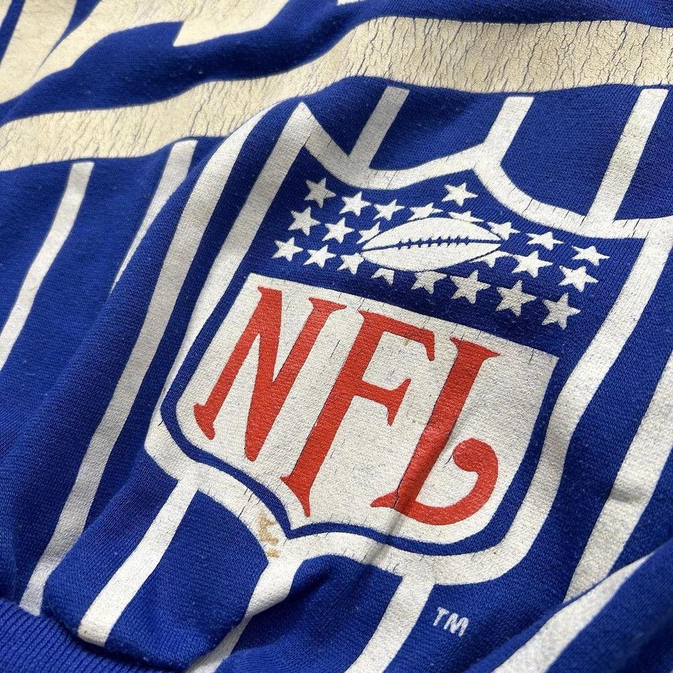 NFL × Starter × Vintage RARE NEW YORK GIANTS STARTER AOP CREWNECK SWEATSHIRT APPLE Size US XL / EU 56 / 4 - 9 Thumbnail
