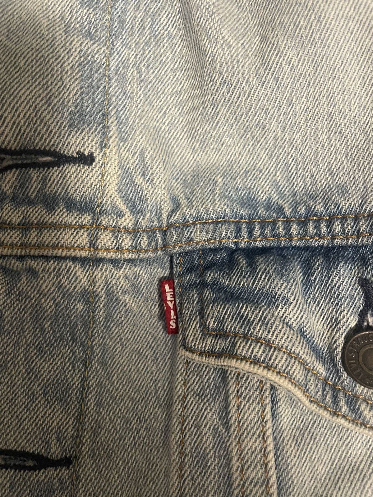Levi's Levis Denim Jacket Size US S / EU 44-46 / 1 - 5 Thumbnail