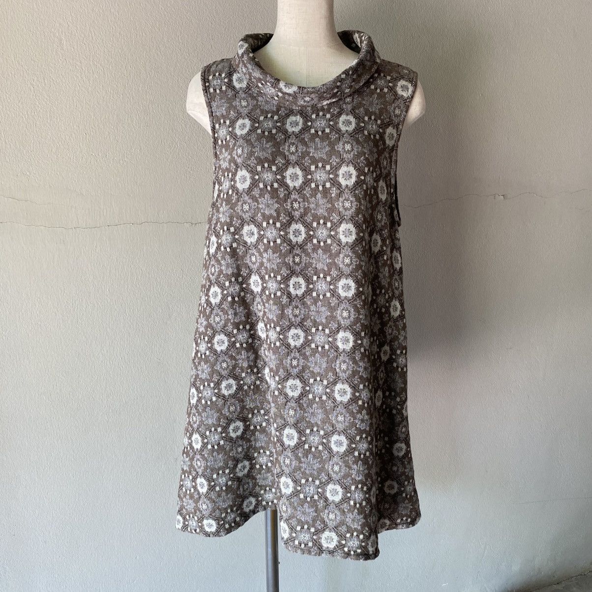 Designer × Japanese Brand Apsara Gray Sleeveless Knit Dress Size S / US 4 / IT 40 - 16 Thumbnail