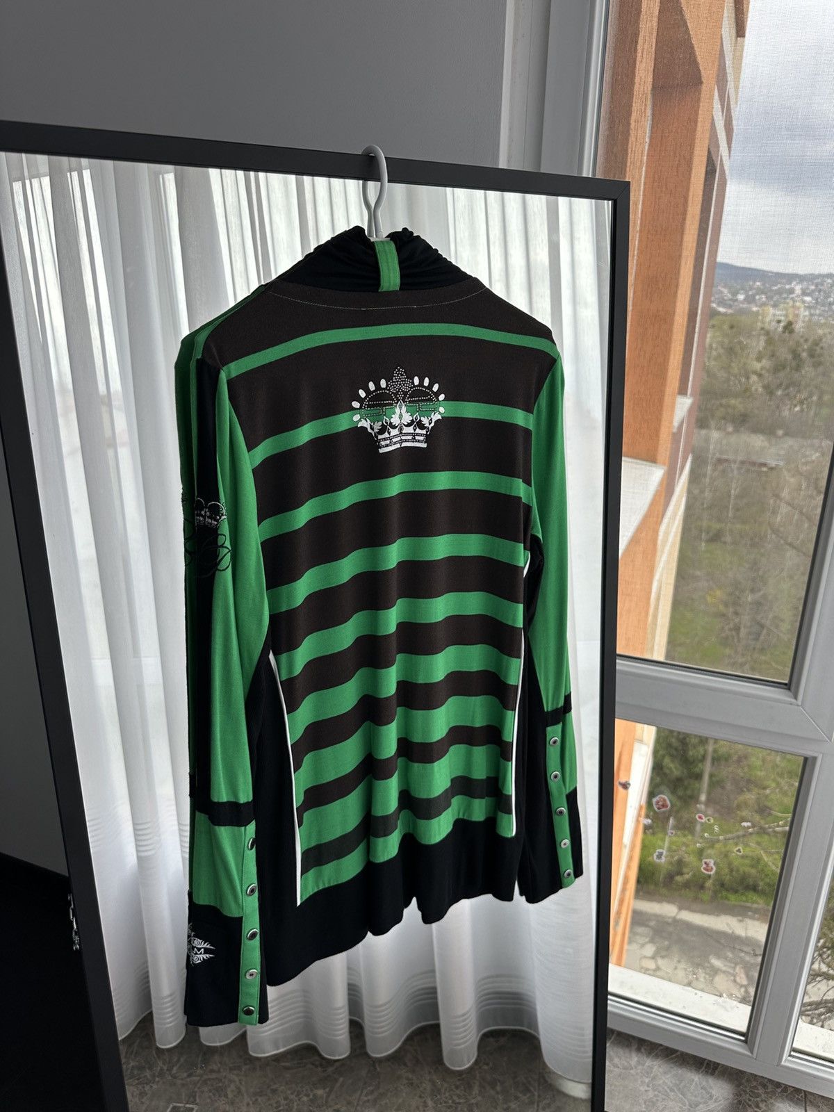Sportalm Kitzbuhel × Vintage VTG SportalmKitzbuhel Designer Track Jacket with Rhinestones Size S / US 4 / IT 40 - 12 Thumbnail
