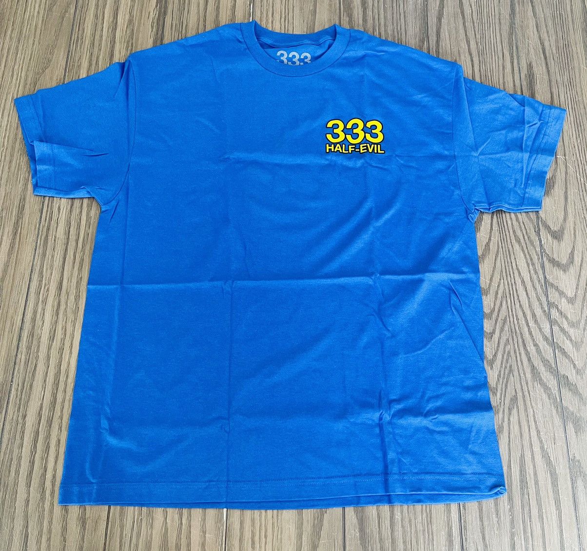 Half Evil ⚡️ Half Evil 333 Forever Logo Blue Yellow Size XL ⚡️ Size US XL / EU 56 / 4 - 2 Thumbnail
