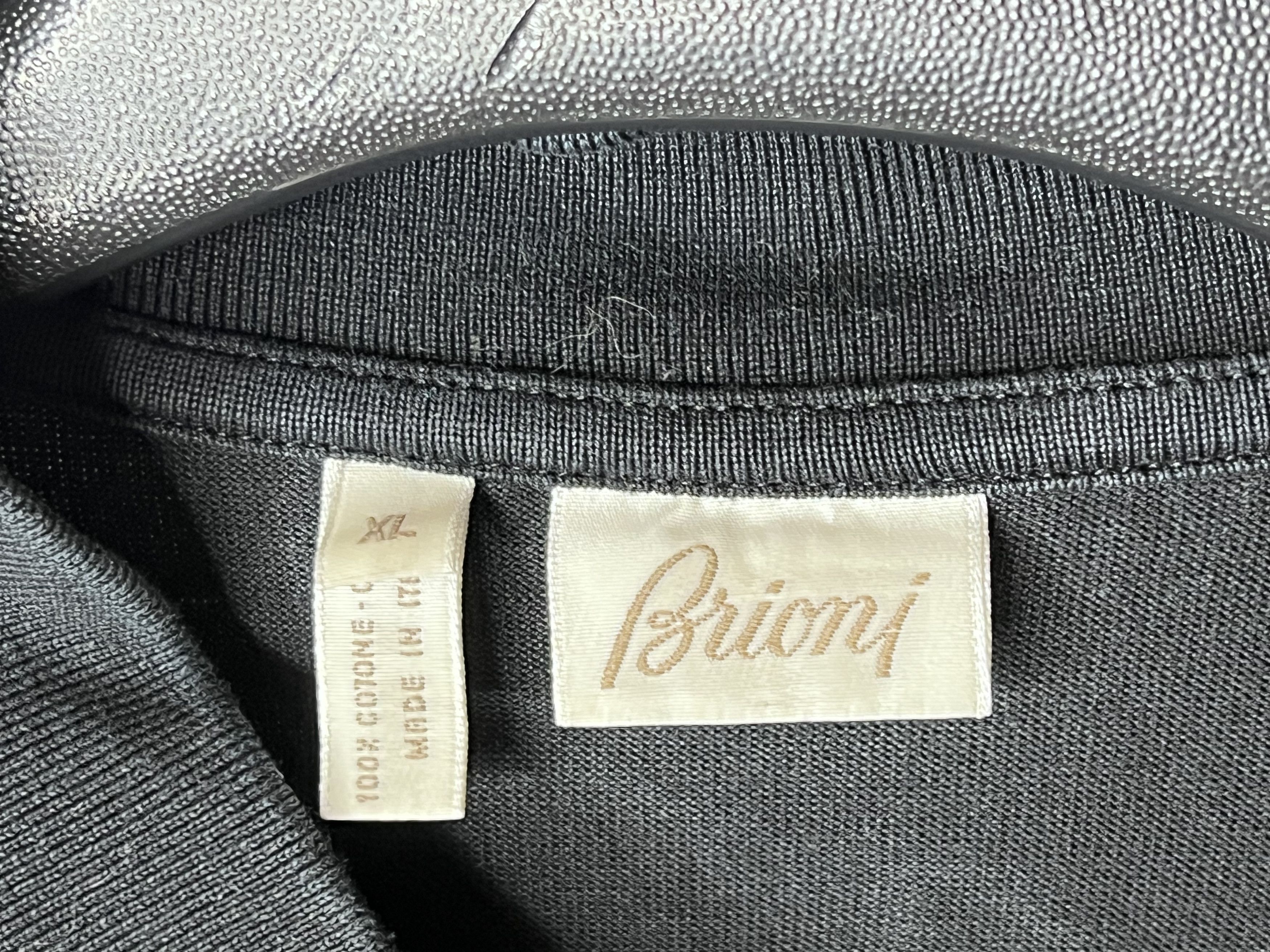 Brioni BRIONI POLO CLUB COTTON POLO SHIRT SIZE XL Size US XL / EU 56 / 4 - 6 Thumbnail