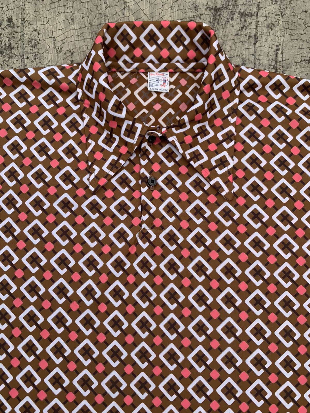 Dry Bones Japanese Brand Dry Bones Monogram Polo Shirt Long Sleeves Size US M / EU 48-50 / 2 - 2 Thumbnail