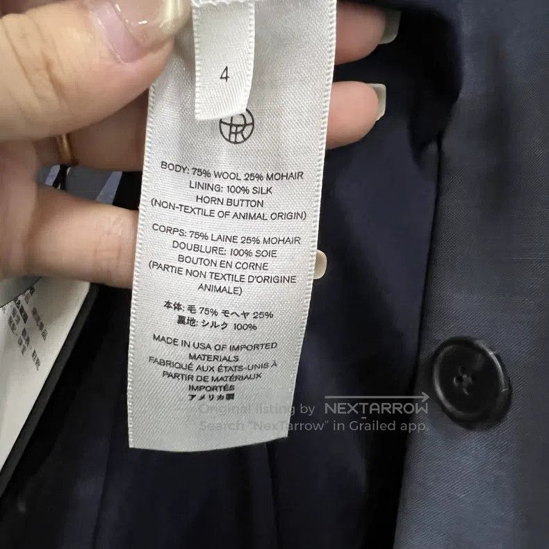 The Row The row size 4 Grey-blue casual jacket Size S / US 4 / IT 40 - 3 Thumbnail