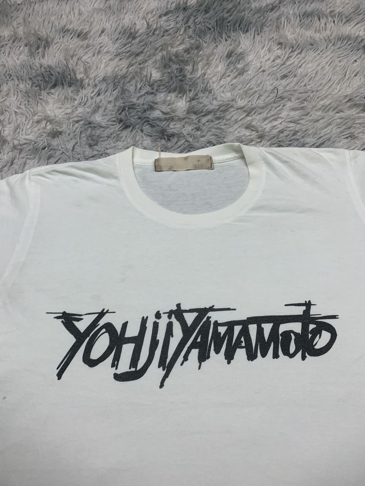 Ground Y GROUND Y BY YOHJI YAMAMOTO T SHIRT SPELL OUT RARE Size US L / EU 52-54 / 3 - 5 Thumbnail