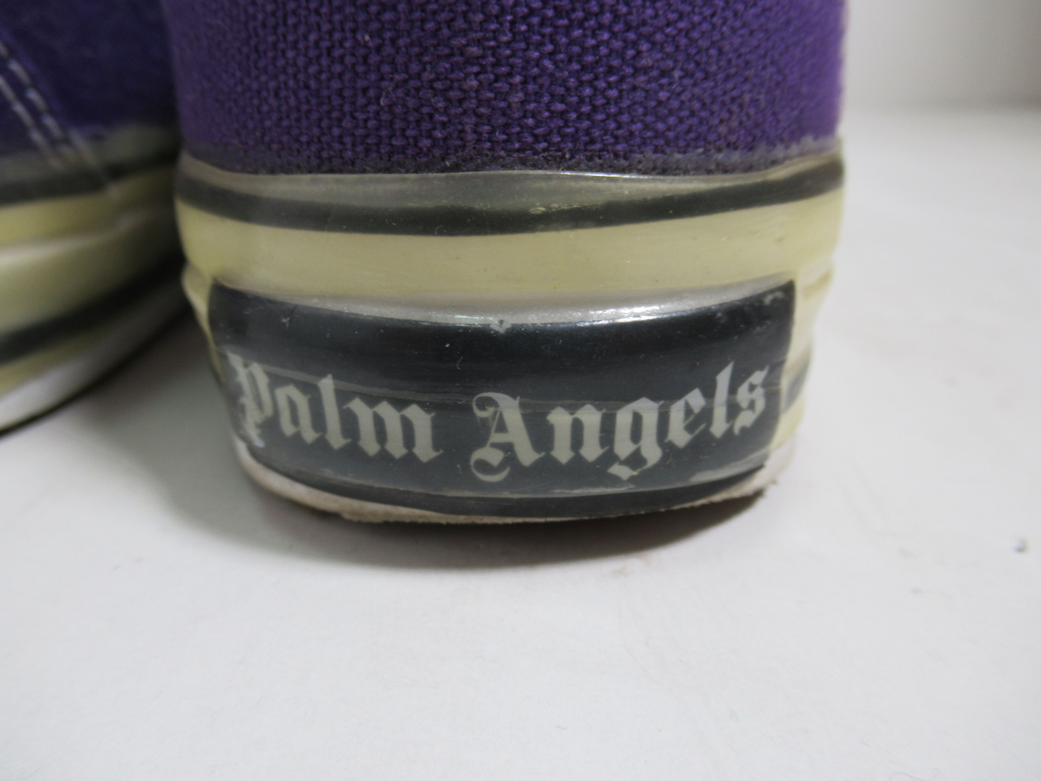 Palm Angels Palm Angels Women's Vulcanized Low Sneakers Purple Size US 10 / IT 40 - 12 Thumbnail
