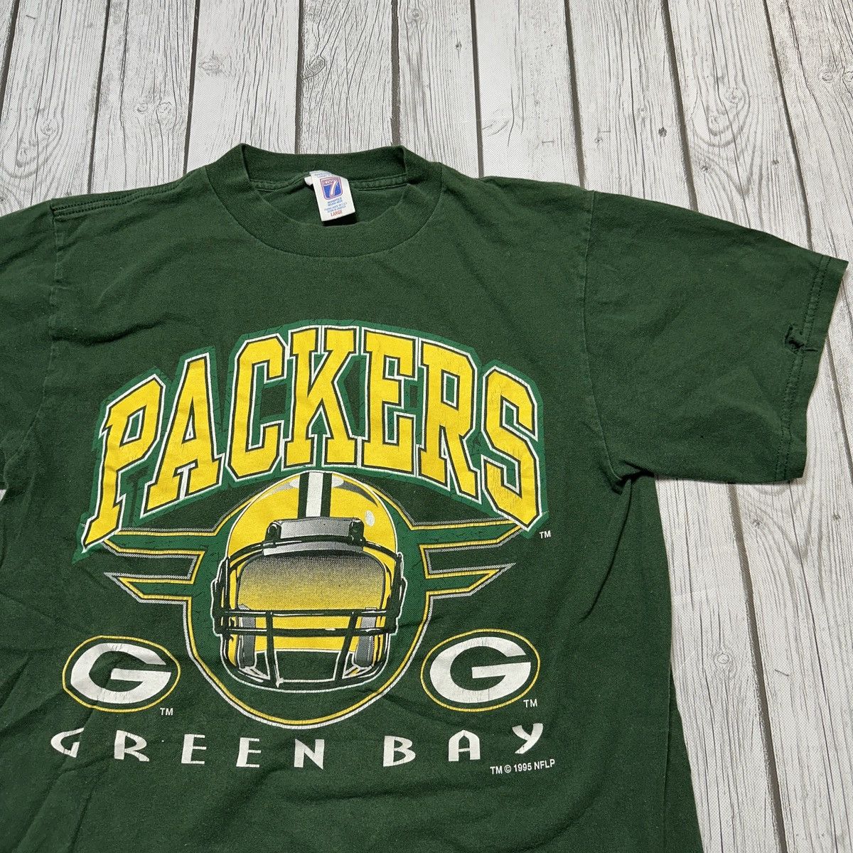 Logo 7 × NFL × Vintage Vintage Green Bay Packers tee Size US L / EU 52-54 / 3 - 3 Thumbnail
