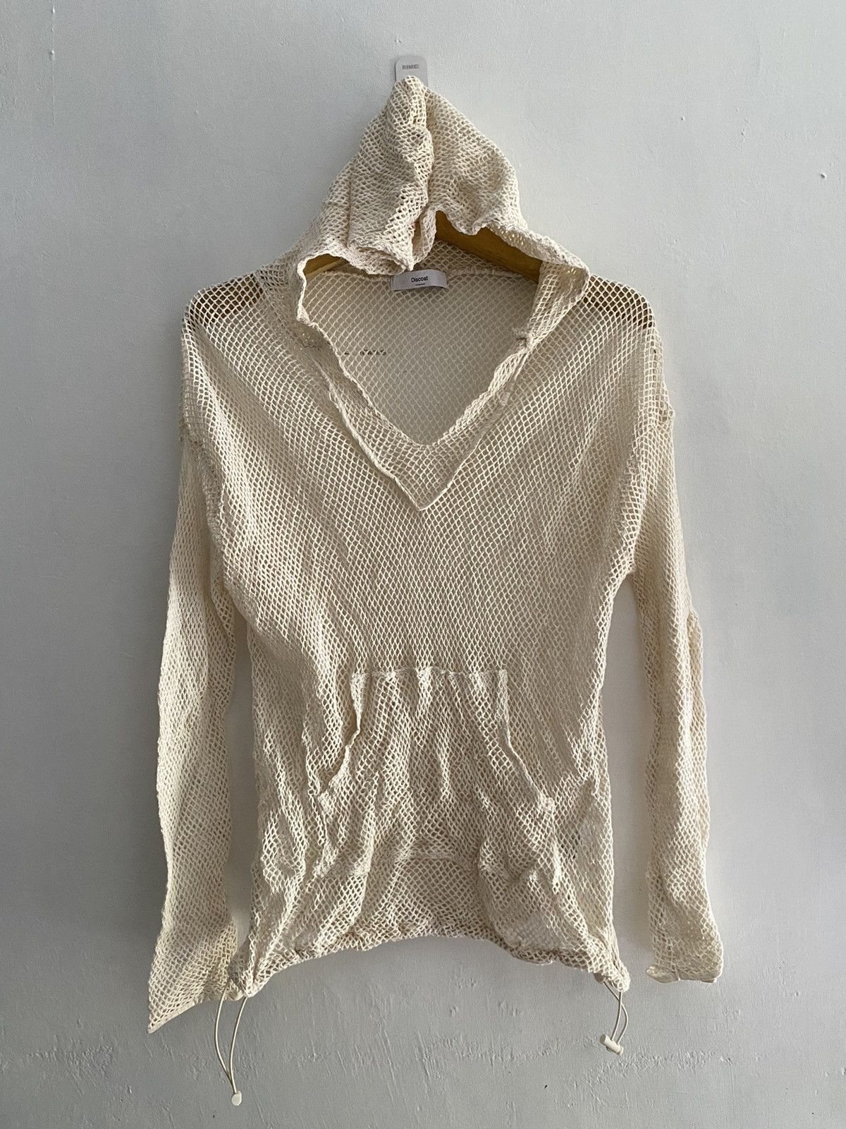 Japanese Discoat fishnet hoodie lgb style