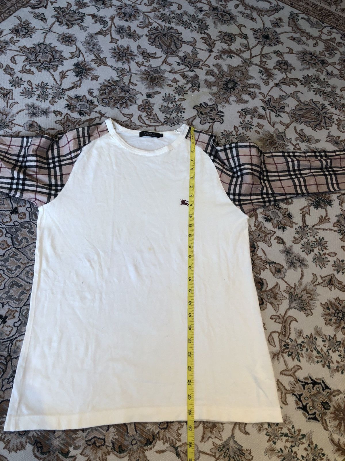 Burberry JAPAN BURBERRY NOVACHECK LONG SLEEVE TEES Size US S / EU 44-46 / 1 - 12 Thumbnail