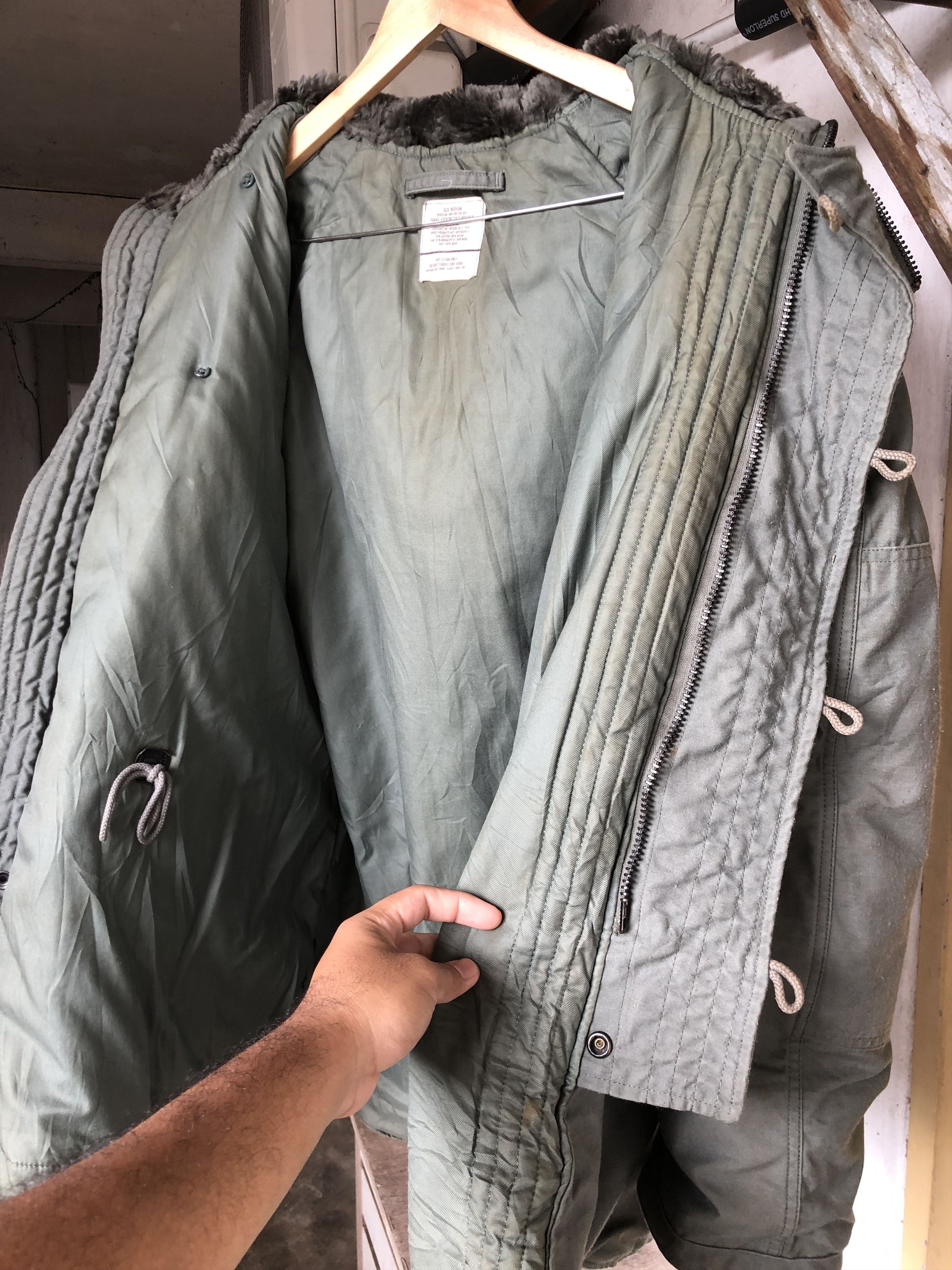 Schott Vtg 80s Schott Military N-3B Cold Weather Parka Size US M / EU 48-50 / 2 - 8 Thumbnail