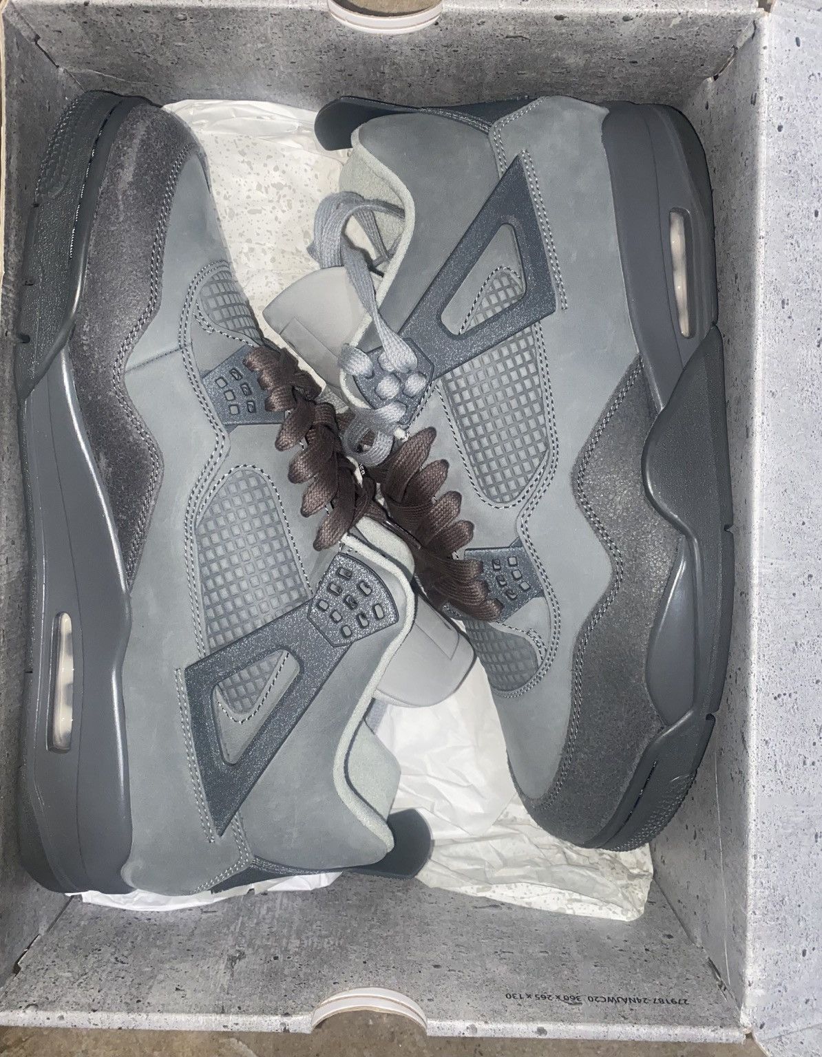Jordan Brand × Nike Wet cement 4s Size US 13 / EU 46 - 1 Thumbnail