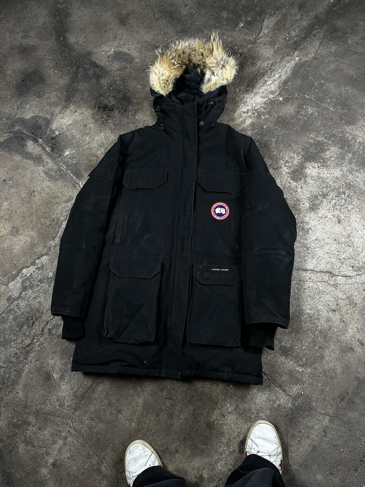 Canada Goose Canada Goose Expedition Fur Hood Winter Parka Size US M / EU 48-50 / 2 - 1 Thumbnail