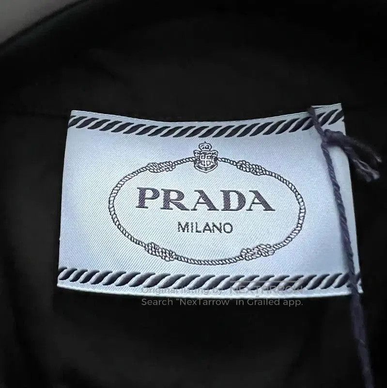 Prada Prada Black Cotton Long Sleeve Dress for Women. Size XXS / US 00 / IT 34 - 2 Thumbnail