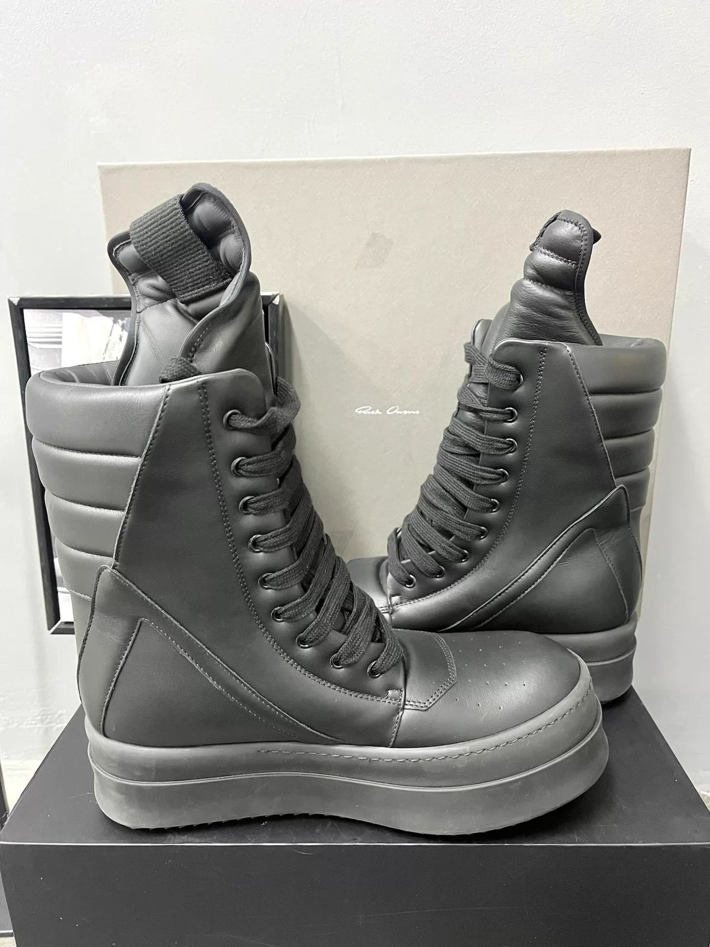 Rick Owens Rick Owens 25SS Oversized Triangle High Boots K34 Size US 7 / EU 40 - 3 Thumbnail