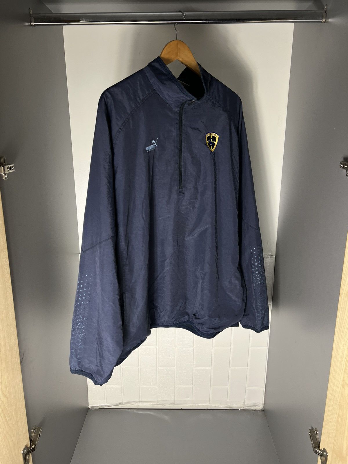 Puma VINTAGE PUMA FC CARDIFF CITY ENGLAND SOCCER JACKET RETRO 90s Size US XXL / EU 58 / 5 - 9 Thumbnail