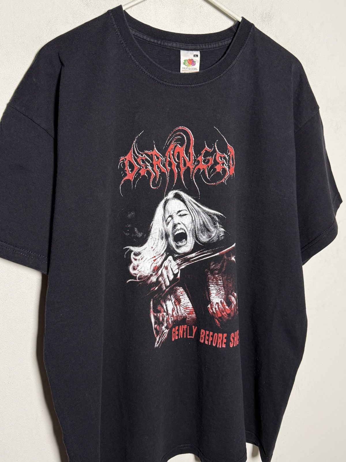 Band Tees Vintage Deranged – “Gently Before She Dies” band tee Size US XL / EU 56 / 4 - 3 Thumbnail