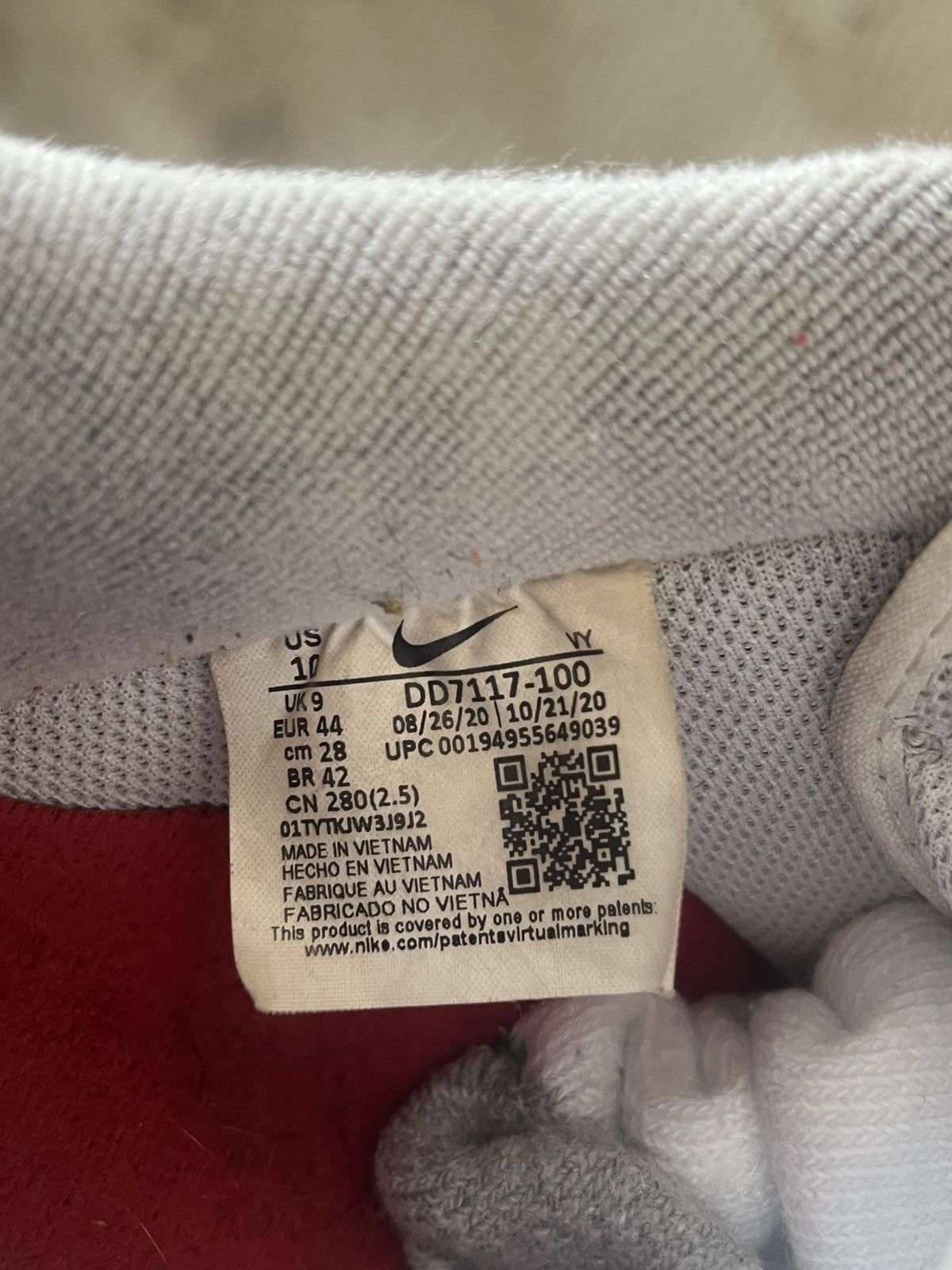 Nike Air Force 1 ‘Valentine’s Day 2021’ Size US 10 / EU 43 - 5 Thumbnail