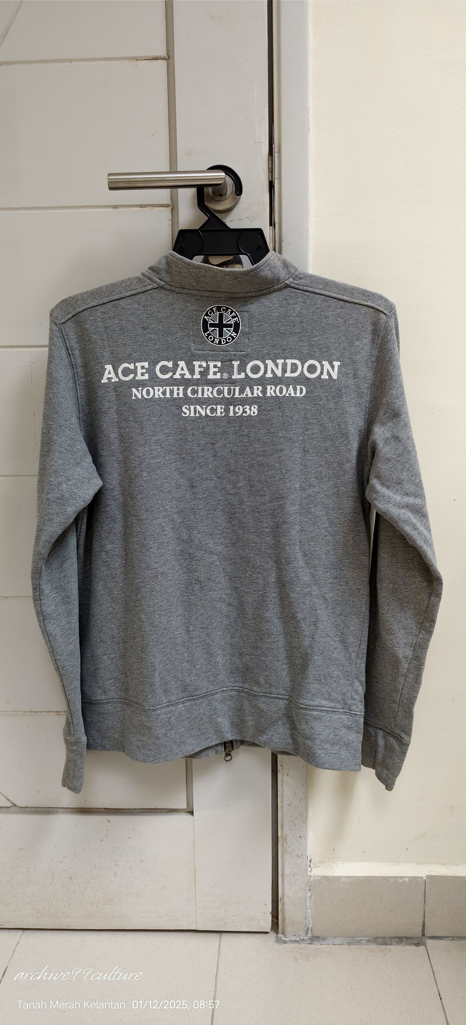 Japanese Brand Rattle trap x Ace Cafe London racing sweat zipper jacket Size US XS / EU 42 / 0 - 2 Thumbnail