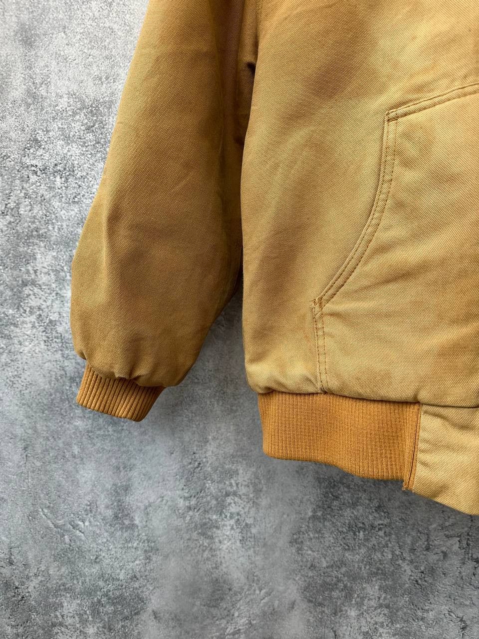 Carhartt × Vintage Carhartt Detroit Vintage Beige Jacket Bomber Y2K Long Sleeve Size XS / US 0-2 / IT 36-38 - 7 Thumbnail