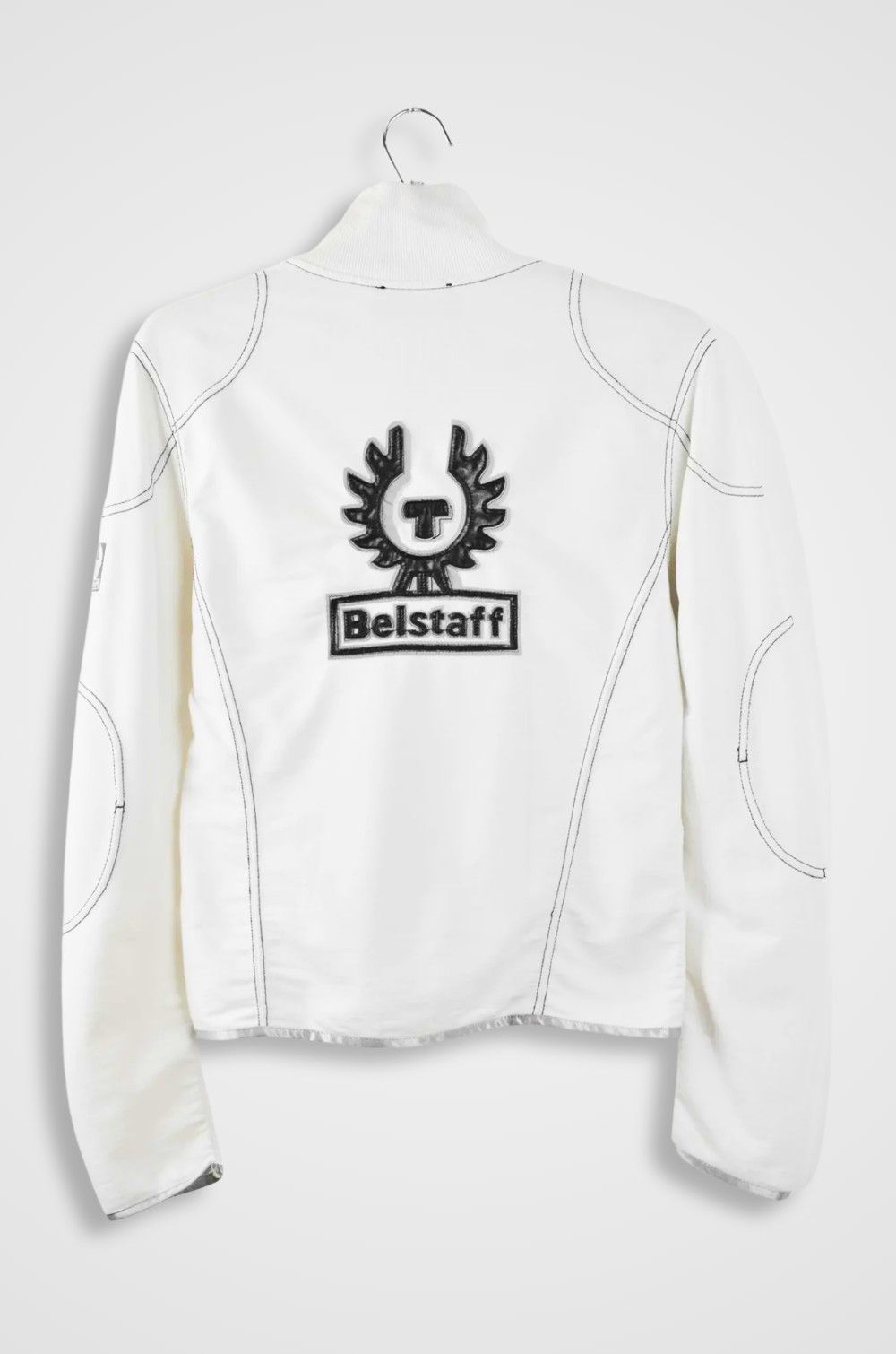 Belstaff Belstaff Women’s White Track Moto Jacket - Size 36 Size XS / US 0-2 / IT 36-38 - 1 Thumbnail