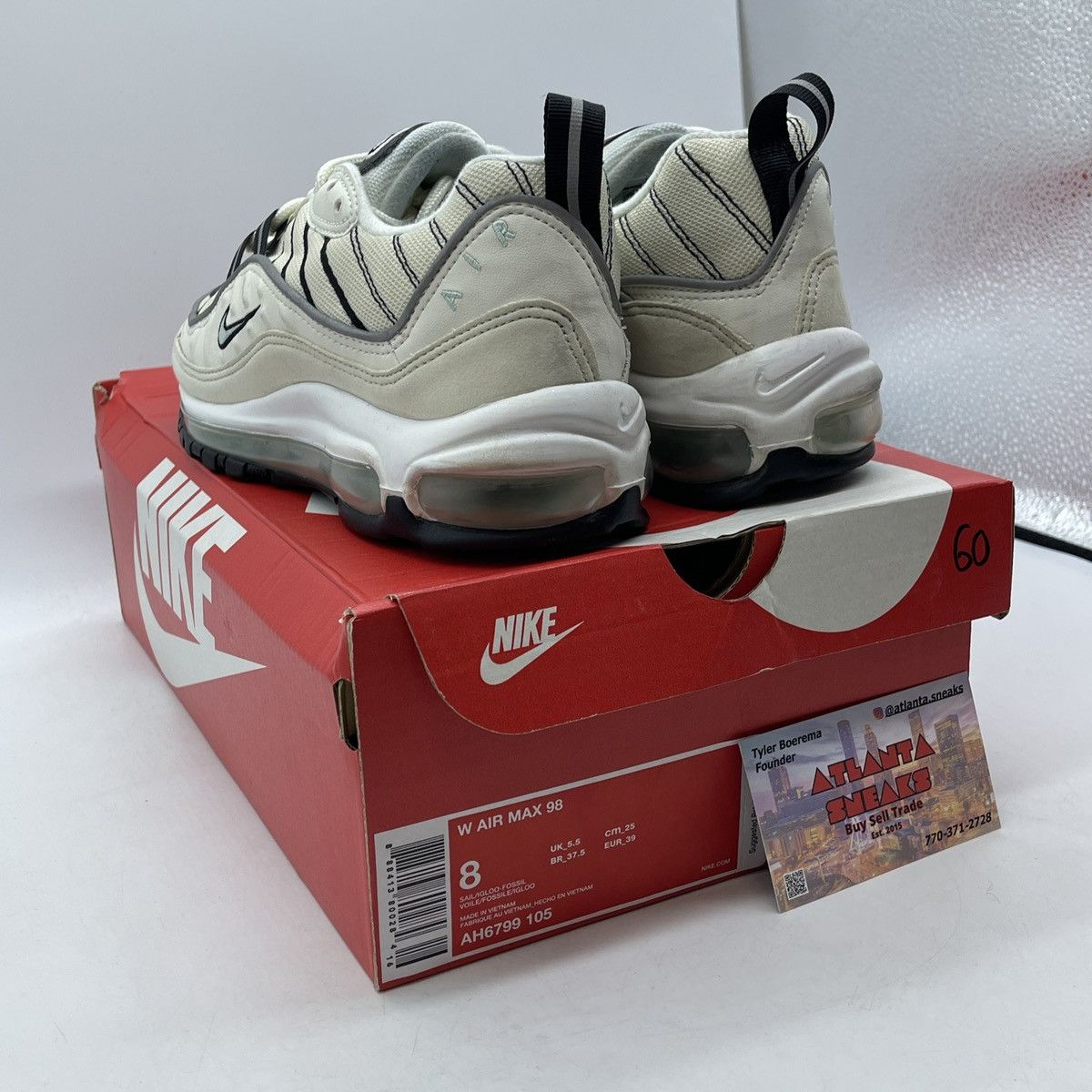 Nike Wmns air max 98 igloo Size US 8 / IT 38 - 4 Thumbnail