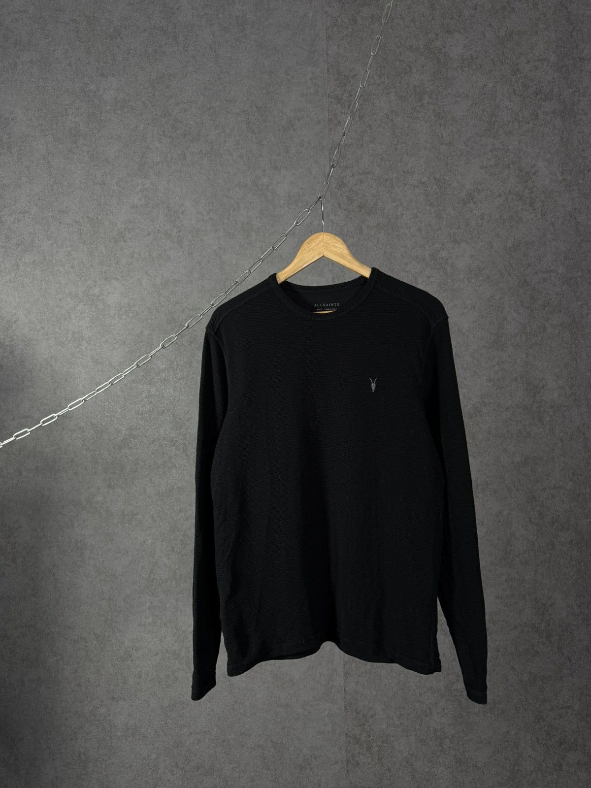 Allsaints × Designer Allsaints designer logo longsleeve Size US S / EU 44-46 / 1 - 1 Thumbnail