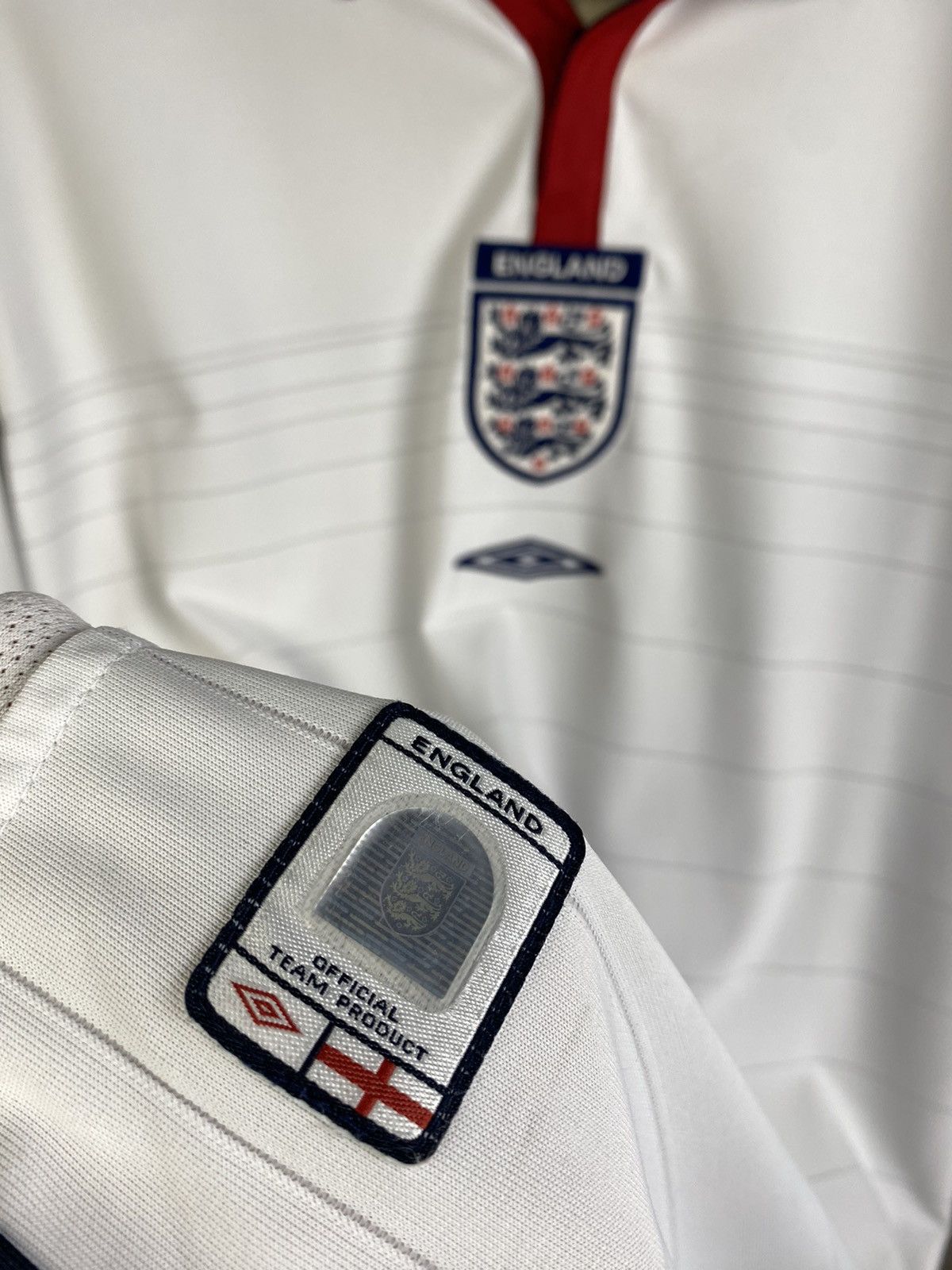 Umbro × Vintage Umbro England 2003/2005 reversible T-shirt Vintage Football Size US L / EU 52-54 / 3 - 18 Thumbnail