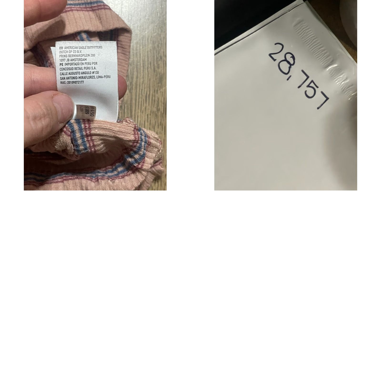 American Eagle Outfitters American Eagle Outfitters Tank Top Women Small Blue Red Striped Rib Casual Size S / US 4 / IT 40 - 8 Thumbnail