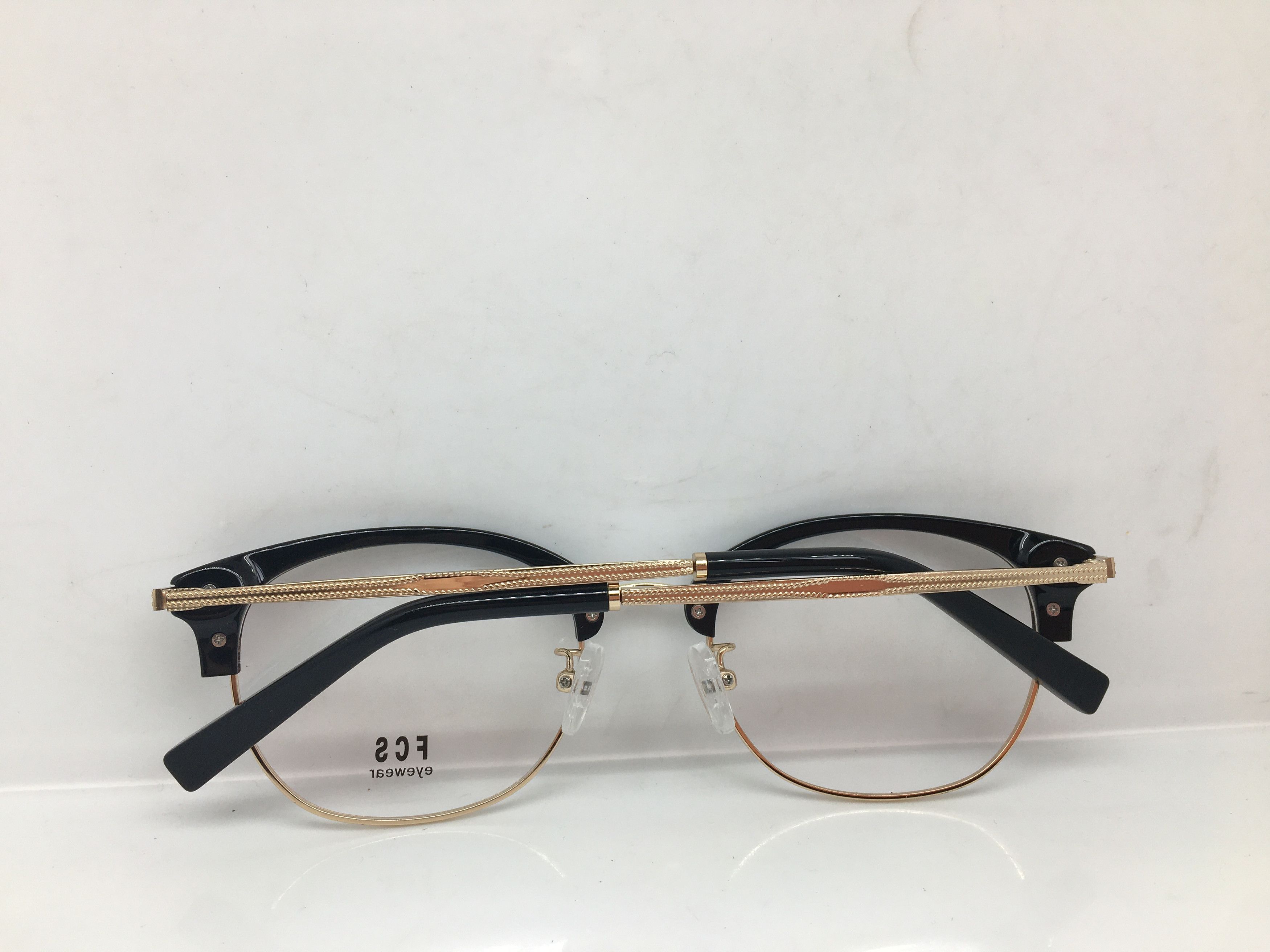 Other FCS Mod Malcolm X Black Gold Eyeglasses Frame Size ONE SIZE - 6 Thumbnail