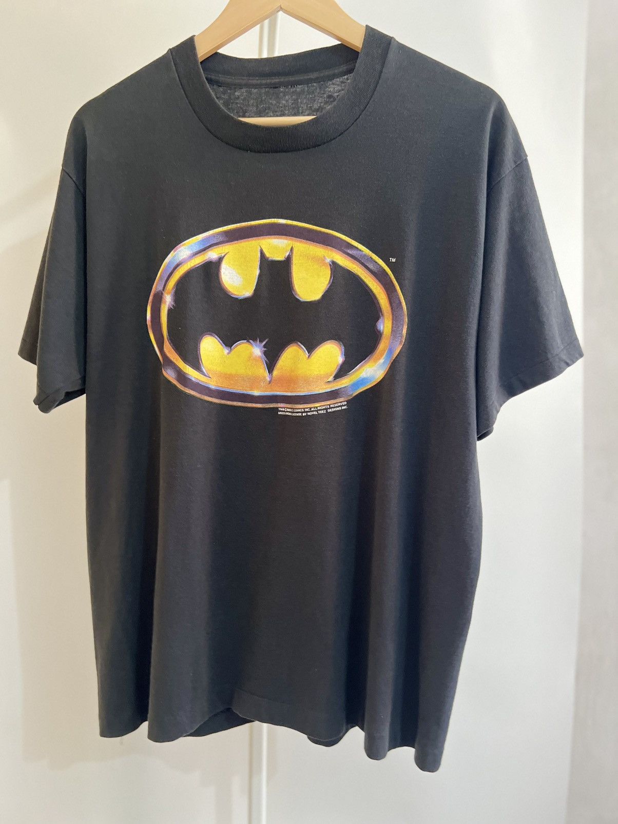 Vintage 1989 Vintage Batman Tshirt . Single Stitch Size US L / EU 52-54 / 3 - 1 Thumbnail
