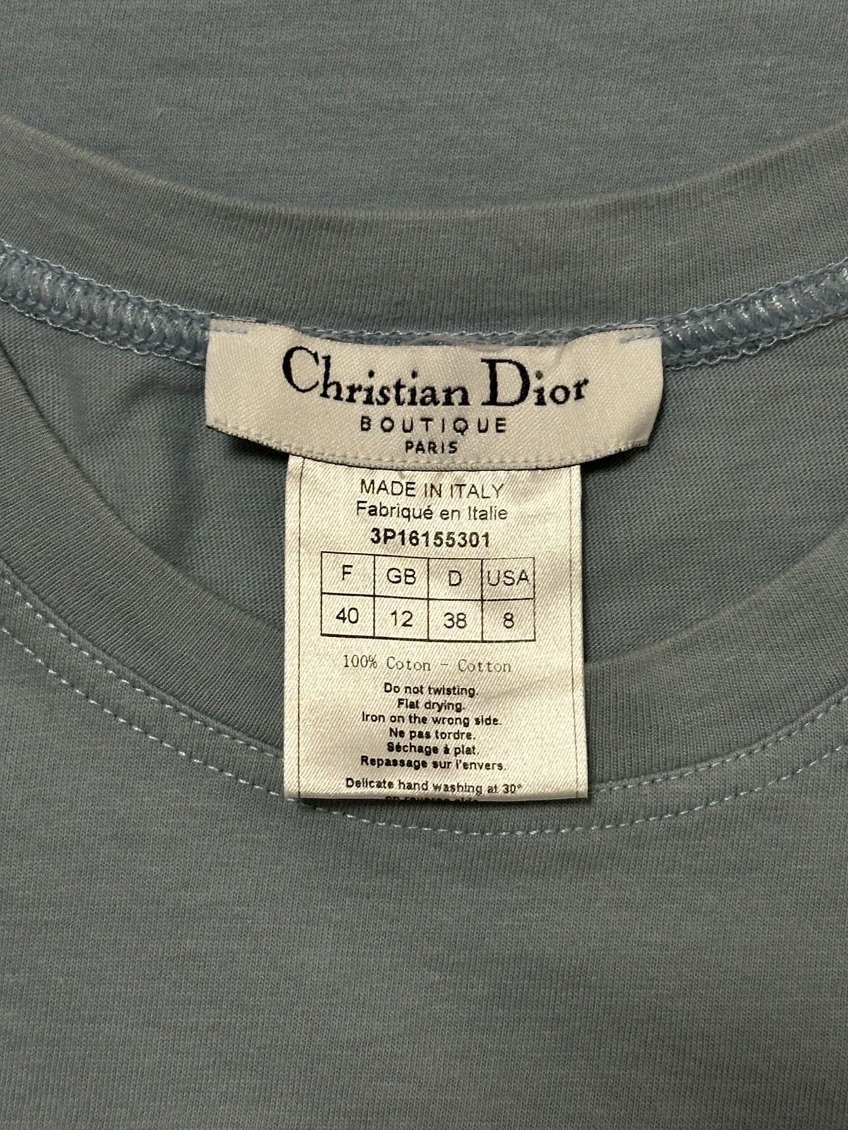 Dior CHRISTIAN DIOR Spring Summer 2003 "J'ADORE DIOR" Tank Top Size M / US 6-8 / IT 42-44 - 5 Thumbnail