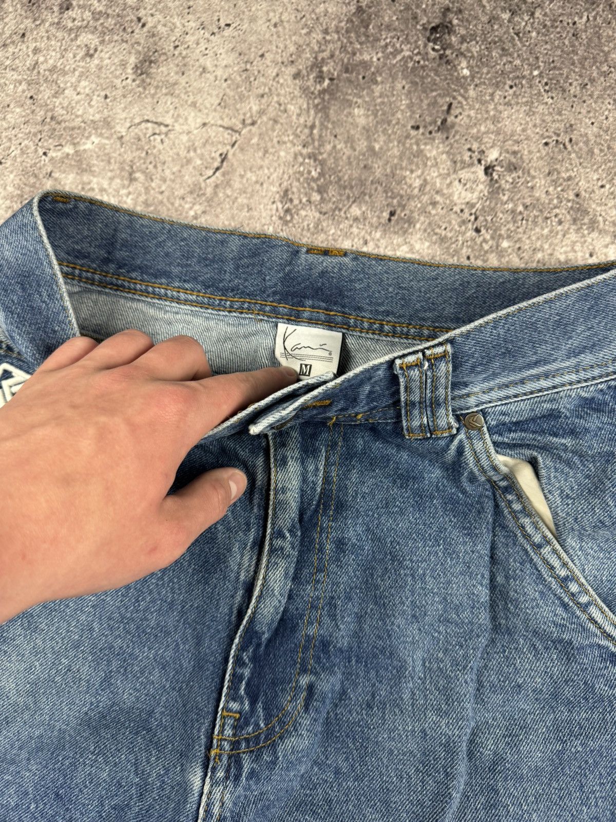 Karl Kani Vintage Karl Kani Baggy Jeans Carpenter Rap Y2K 90s Skate Size US 31 - 7 Thumbnail