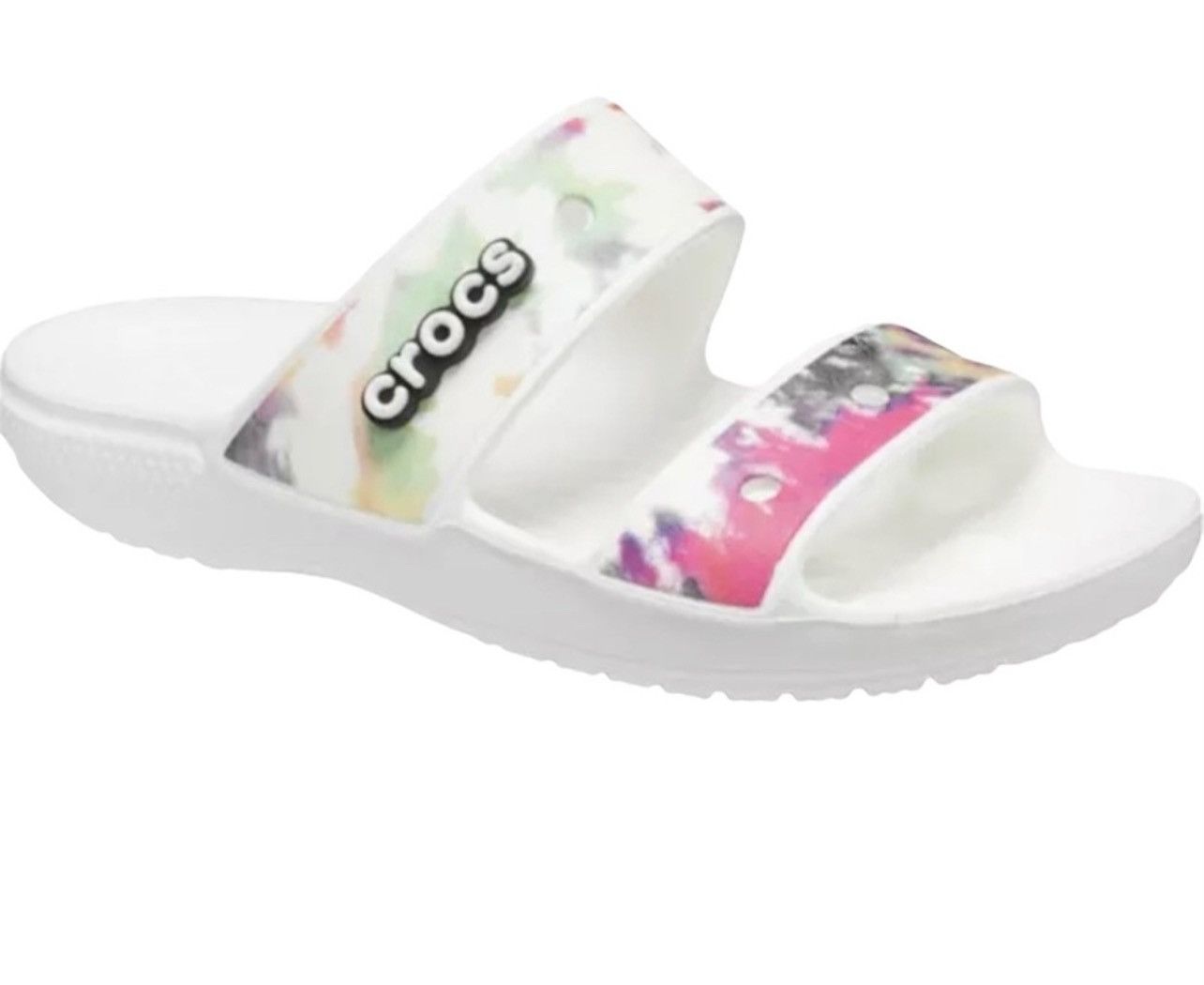 Crocs NWT Unisex Classic Crocs Tie-Dye Graphic Sandal Slip On Size US 7 / IT 37 - 4 Thumbnail