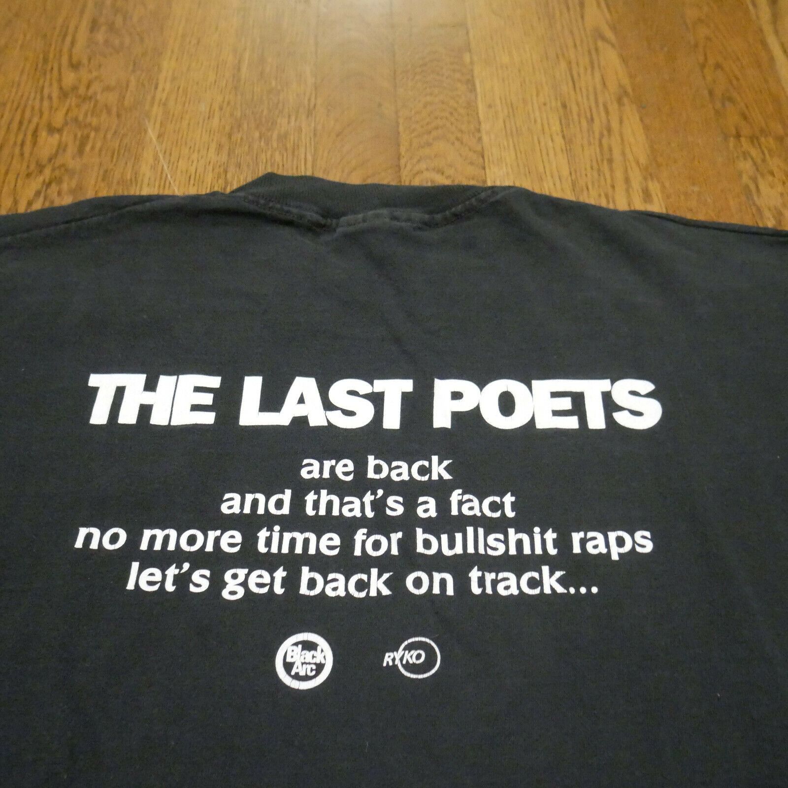Fruit Of The Loom Vintage The Last Poets T Shirt Holy Terror Jazz Rap Soul Size US L / EU 52-54 / 3 - 7 Thumbnail