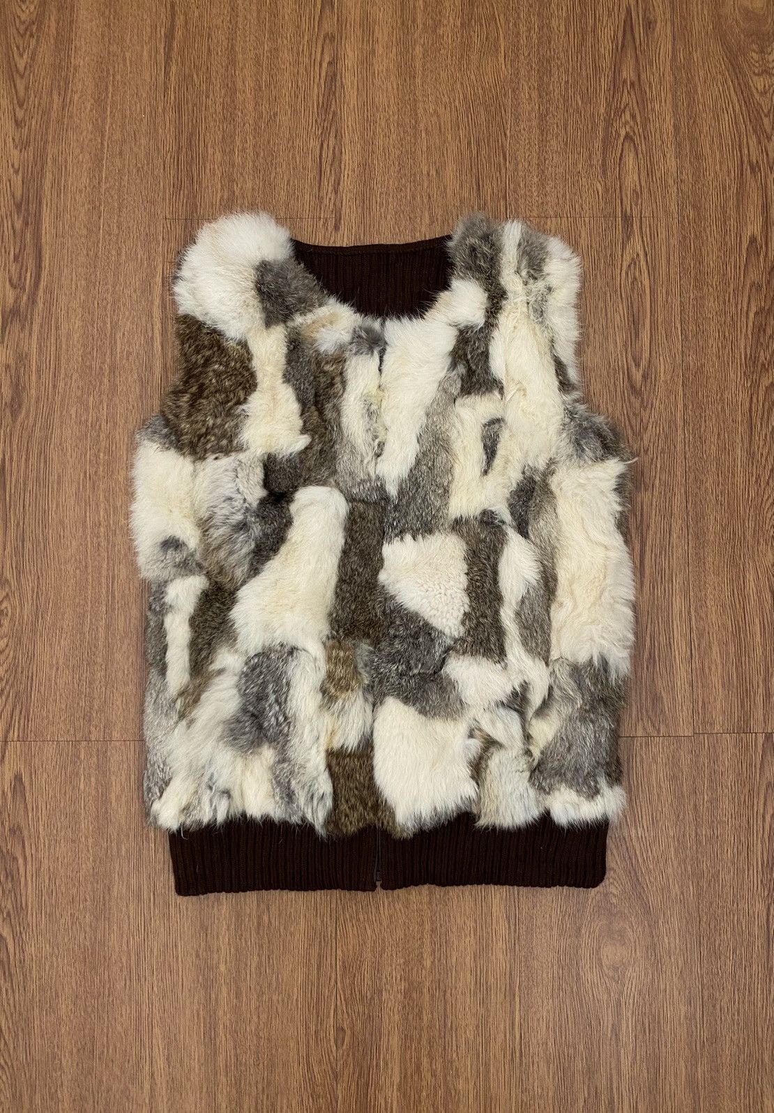 If Six Was Nine × Japanese Brand × Le Grande Bleu (L.G.B.) Vintage Fur vest Size US M / EU 48-50 / 2 - 1 Thumbnail