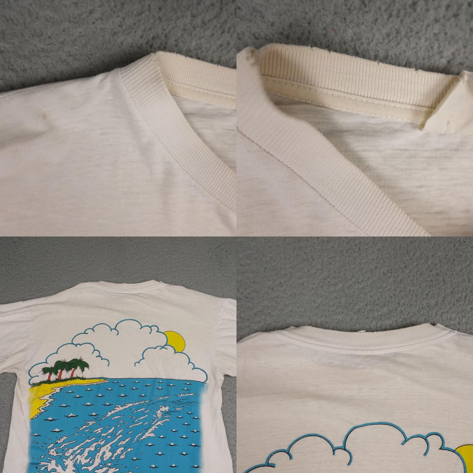 Vintage VINTAGE Caribbean Dream Looney Tunes Shirt Mens L White 90s Beach Surf Bugs Bunny Cartoon Size US L / EU 52-54 / 3 - 9 Thumbnail