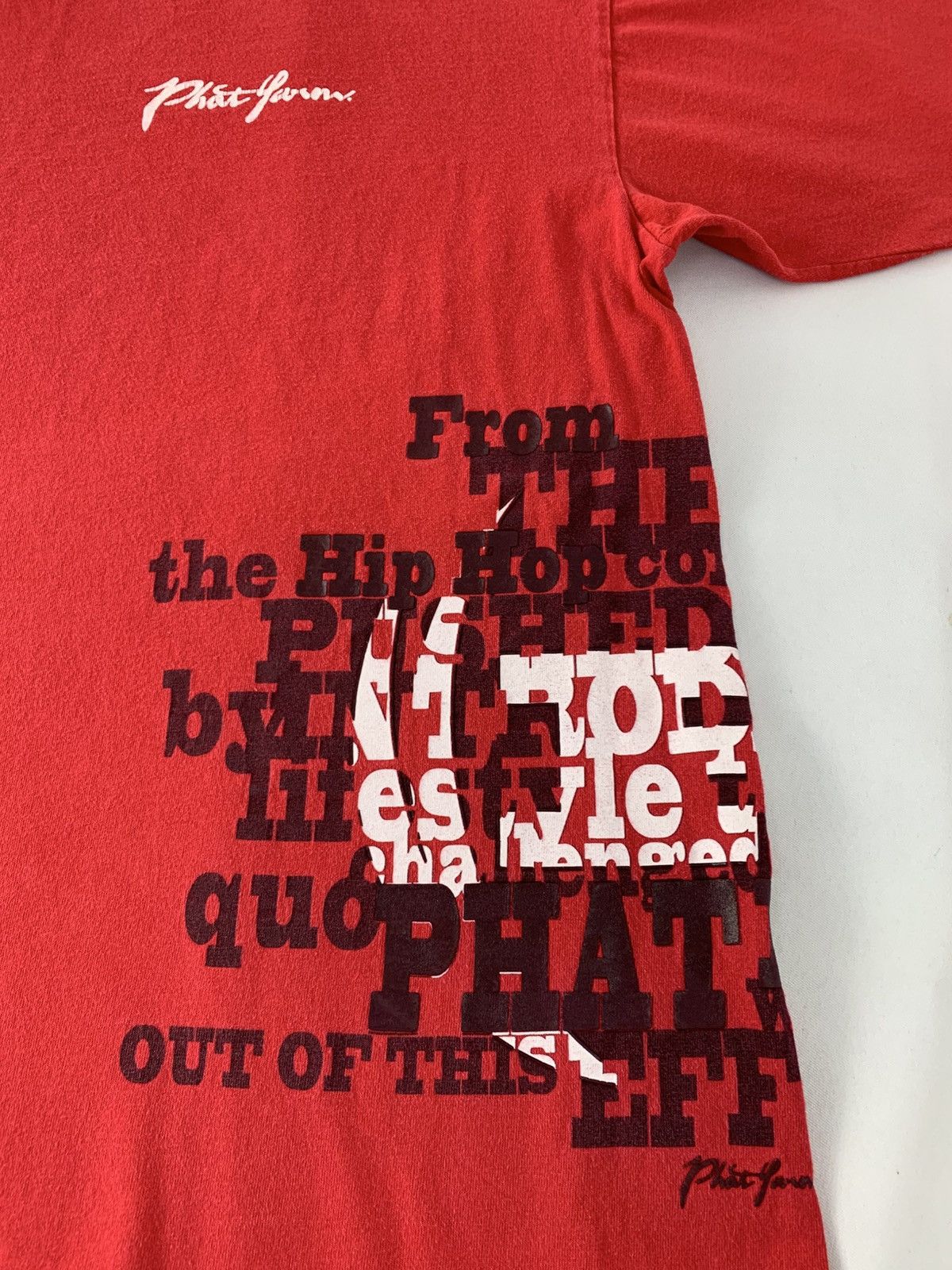 Phat Farm Hype Phat Farm Hip Hop Lifestyle Printed Red Tee T shirt Size US XXL / EU 58 / 5 - 4 Thumbnail