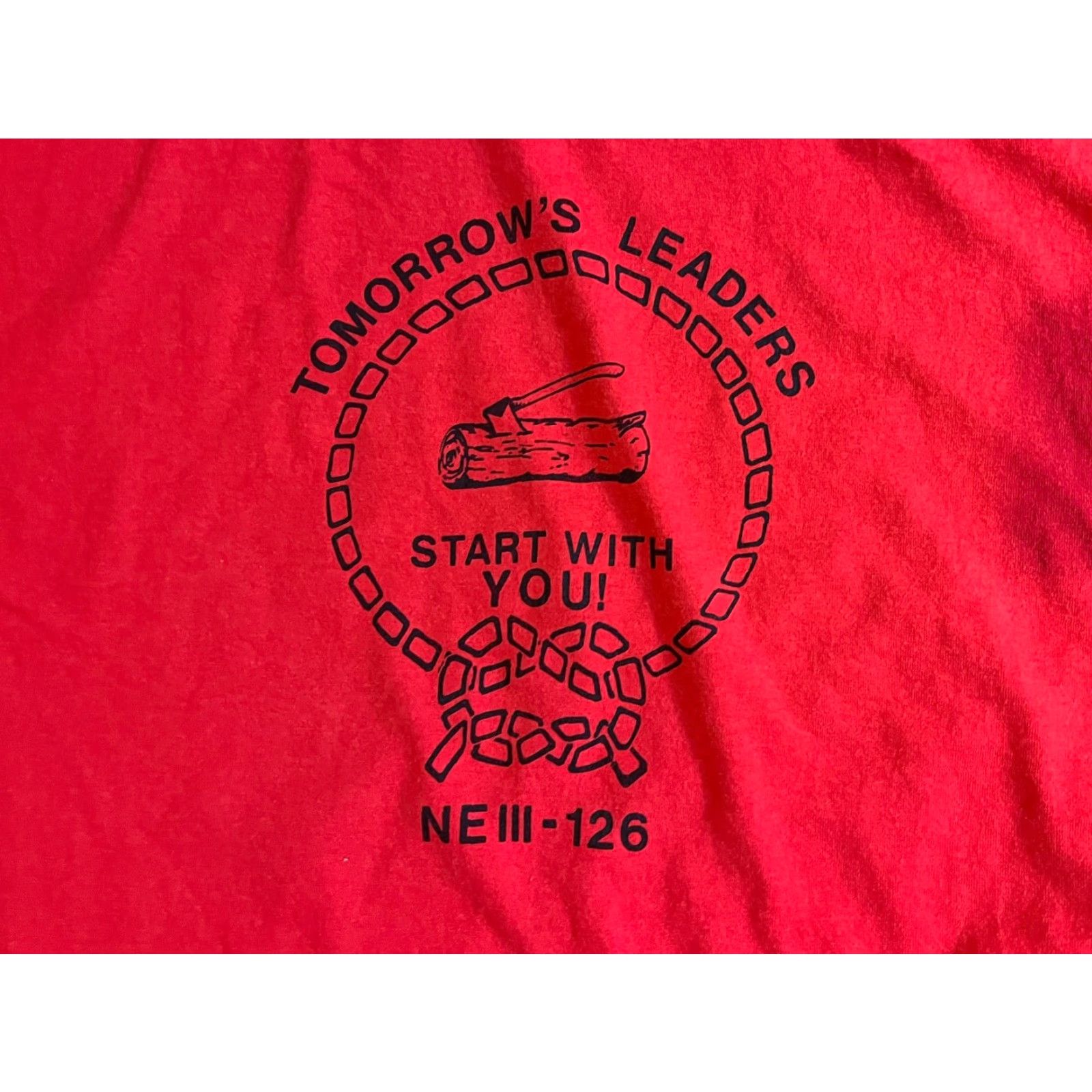 Fruit Of The Loom VINTAGE Nike Shirt Men’s XL Red 90s Logo Graphic Print Crew Neck Short Sleeve USA Size US XL / EU 56 / 4 - 3 Thumbnail