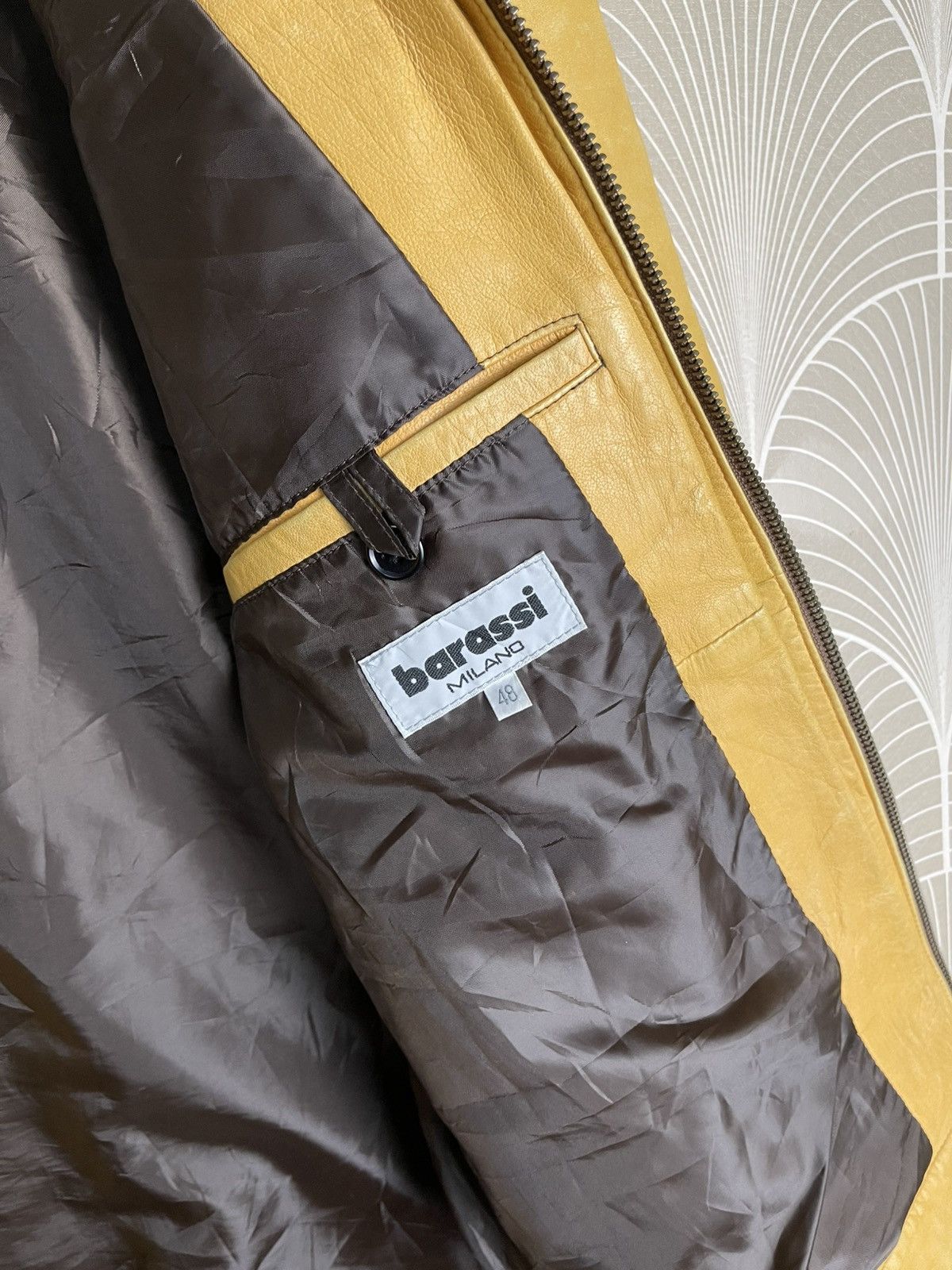 Designer × Japanese Brand × Vintage VINTAGE BARASSI MILANO LEATHER CHORE JACKET RARE Size US M / EU 48-50 / 2 - 17 Thumbnail