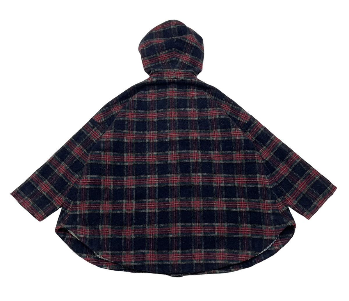 Issey Miyake 🔥Ne-Net Issey MIyake Duffle Checked Baggy Hoody Jacket Size US XL / EU 56 / 4 - 5 Thumbnail