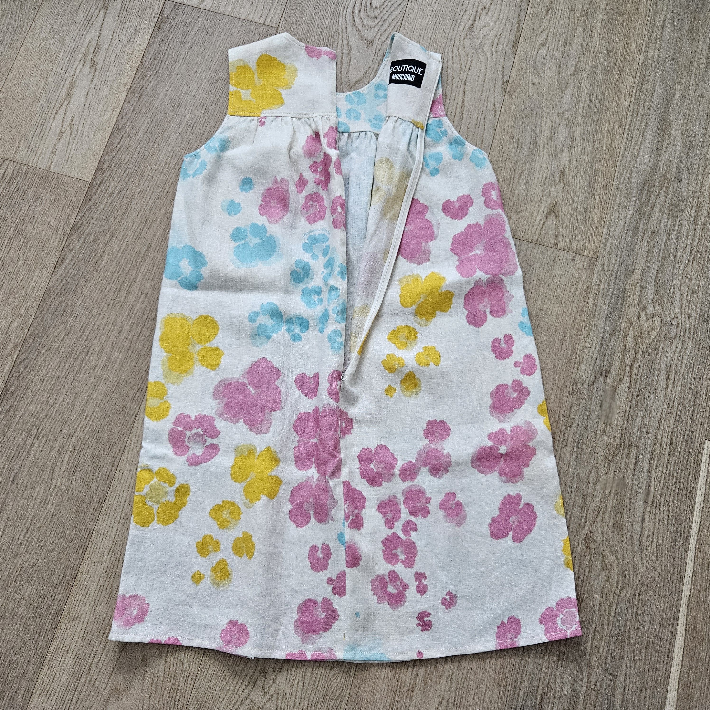Boutique Moschino Boutique Moschino Floral Linen Shift Dress – IT 40 / US 4 Size S / US 4 / IT 40 - 6 Thumbnail