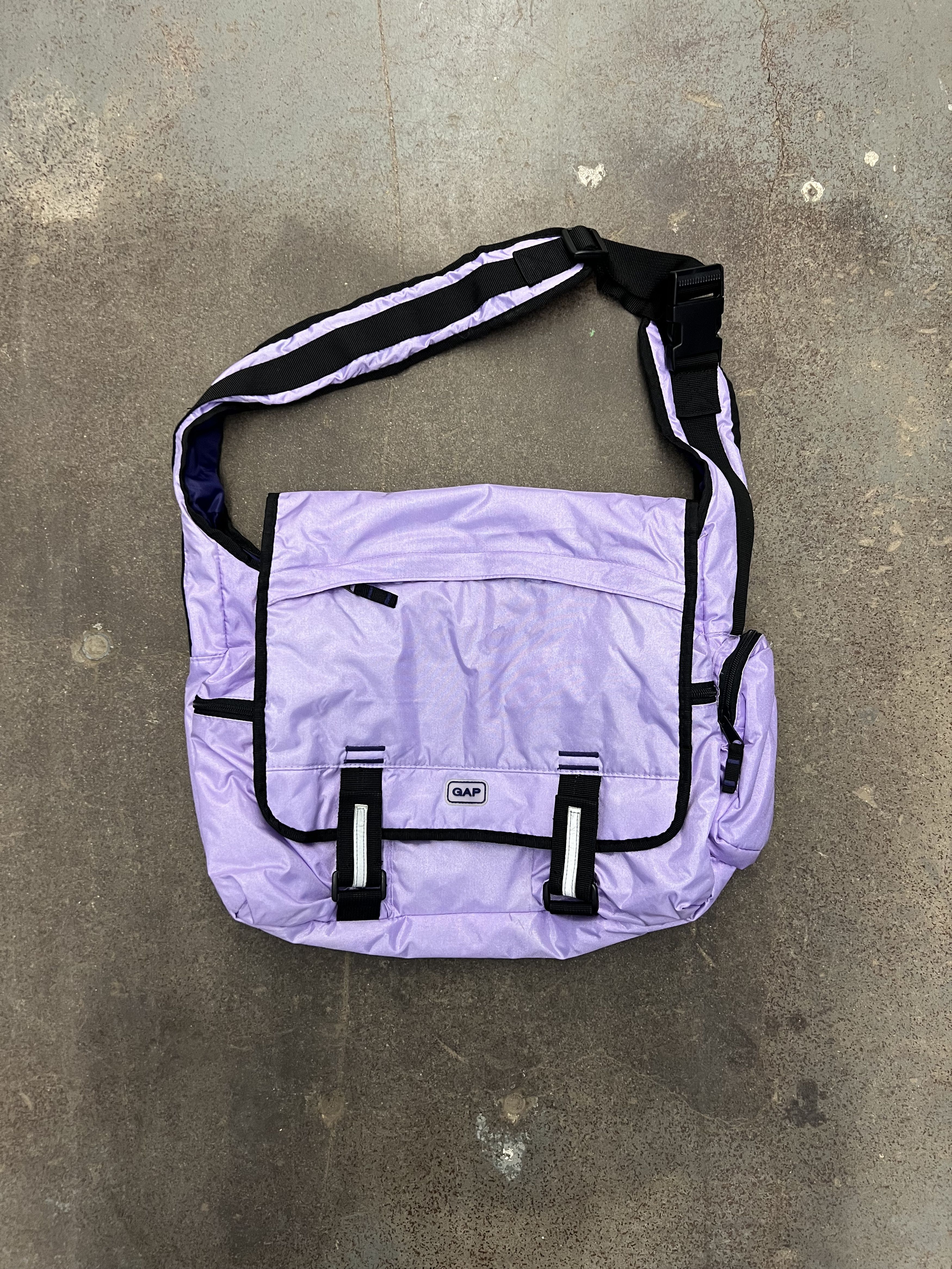 VTG 2000 Gap Lilac Crossbody Messenger Bag/side Bag in Purple, Men's