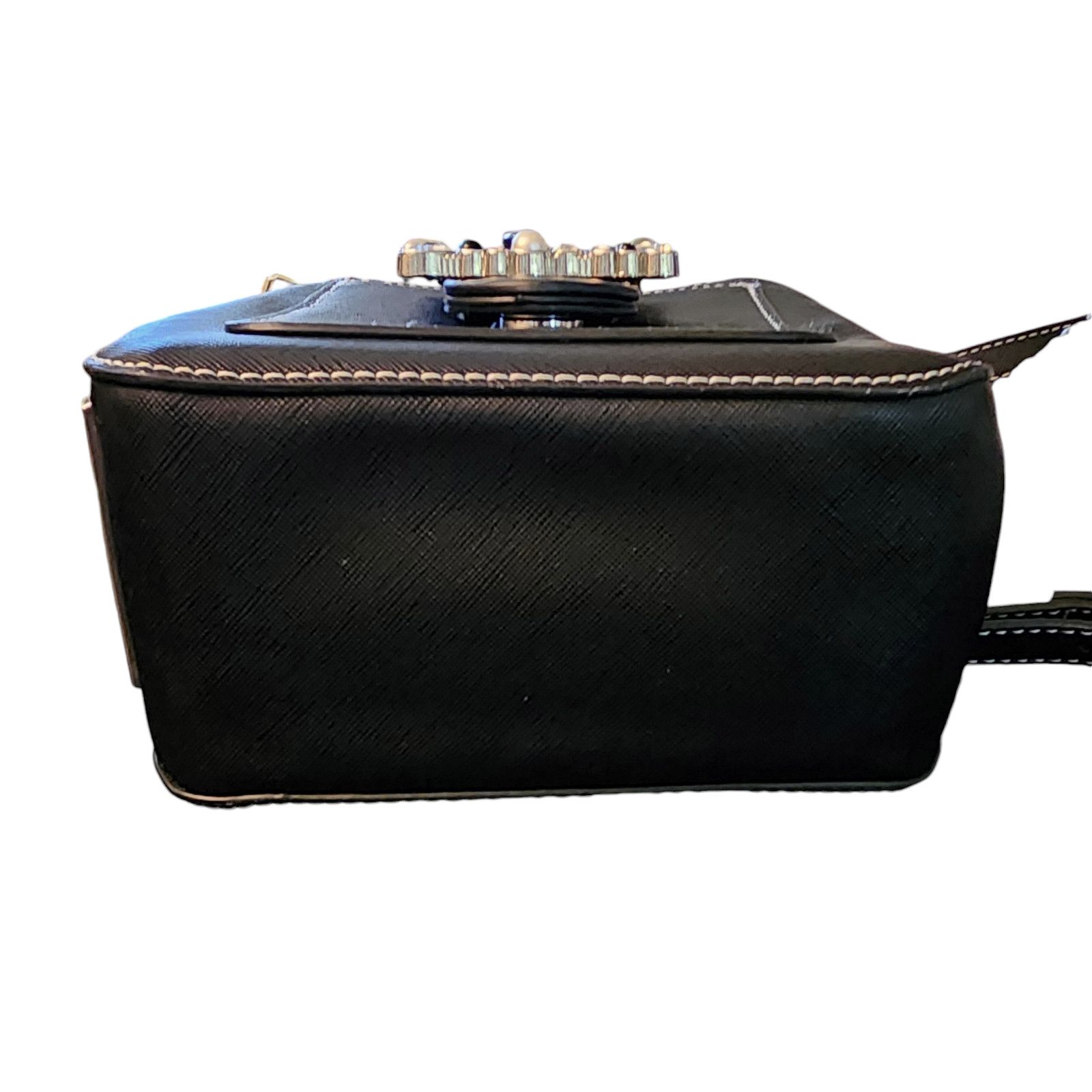 Steve Madden Rare find Steve Madden jeweled faux-leather Mini crossbody Size ONE SIZE - 5 Thumbnail