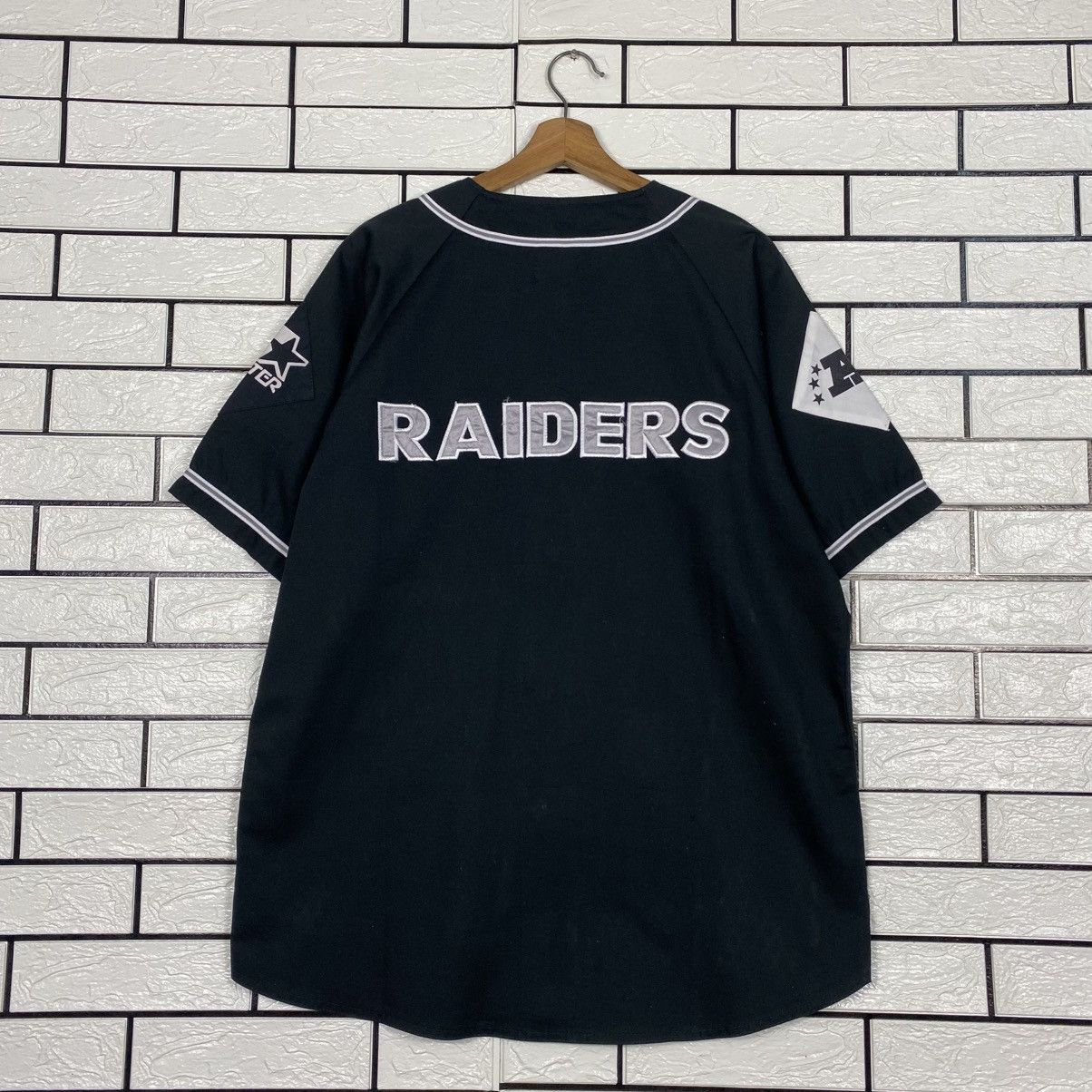 Starter 📌Sportwear Button Shirt Bowling Starter Raiders Big Logo Size US L / EU 52-54 / 3 - 11 Thumbnail