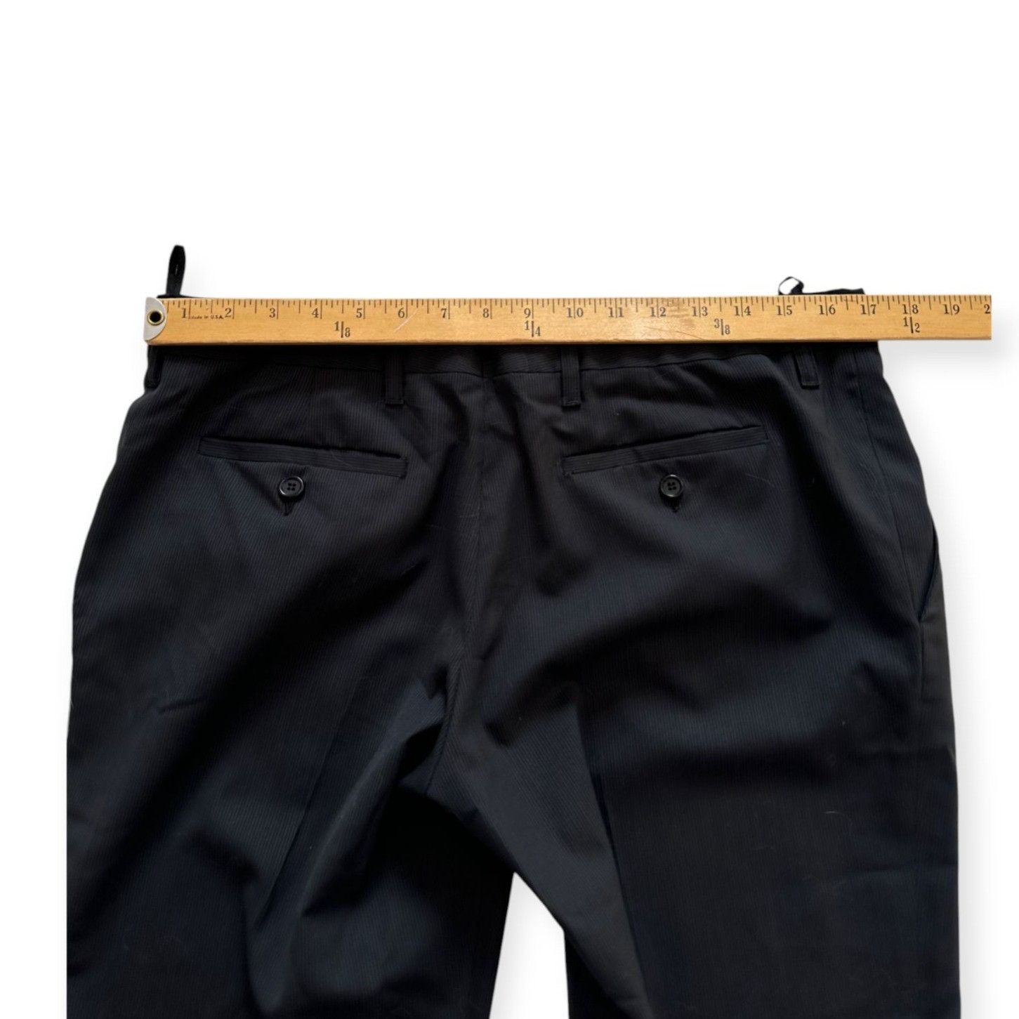 Prada Prada 2006 Wool Pants with Strap & Button Detail – IT 46 Size 32" / US 10 / IT 46 - 13 Thumbnail