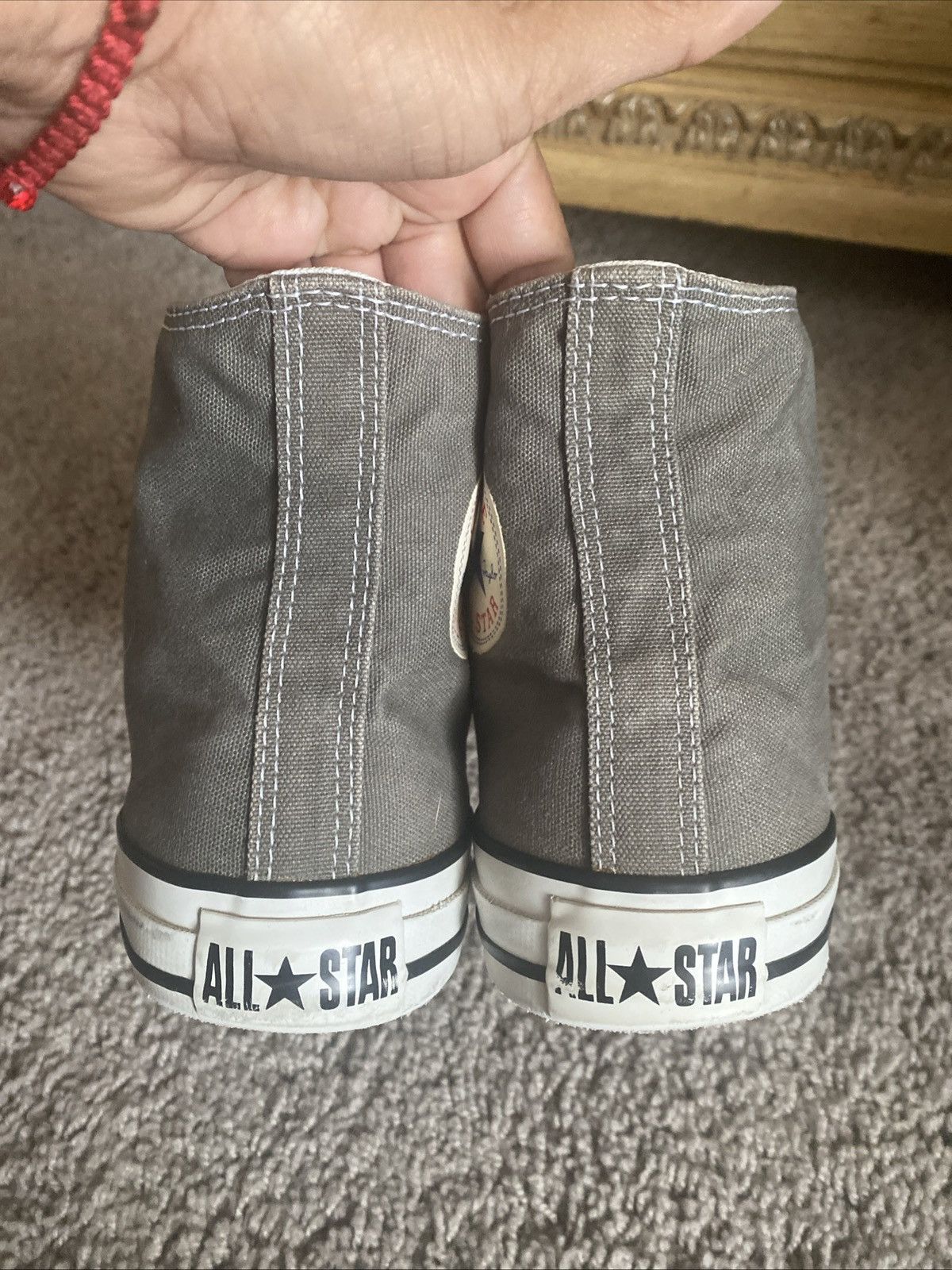 Converse Unisex Converse Chuck Taylor Allstar hi top shoes size 7M/9W Size US 7 / EU 40 - 11 Thumbnail