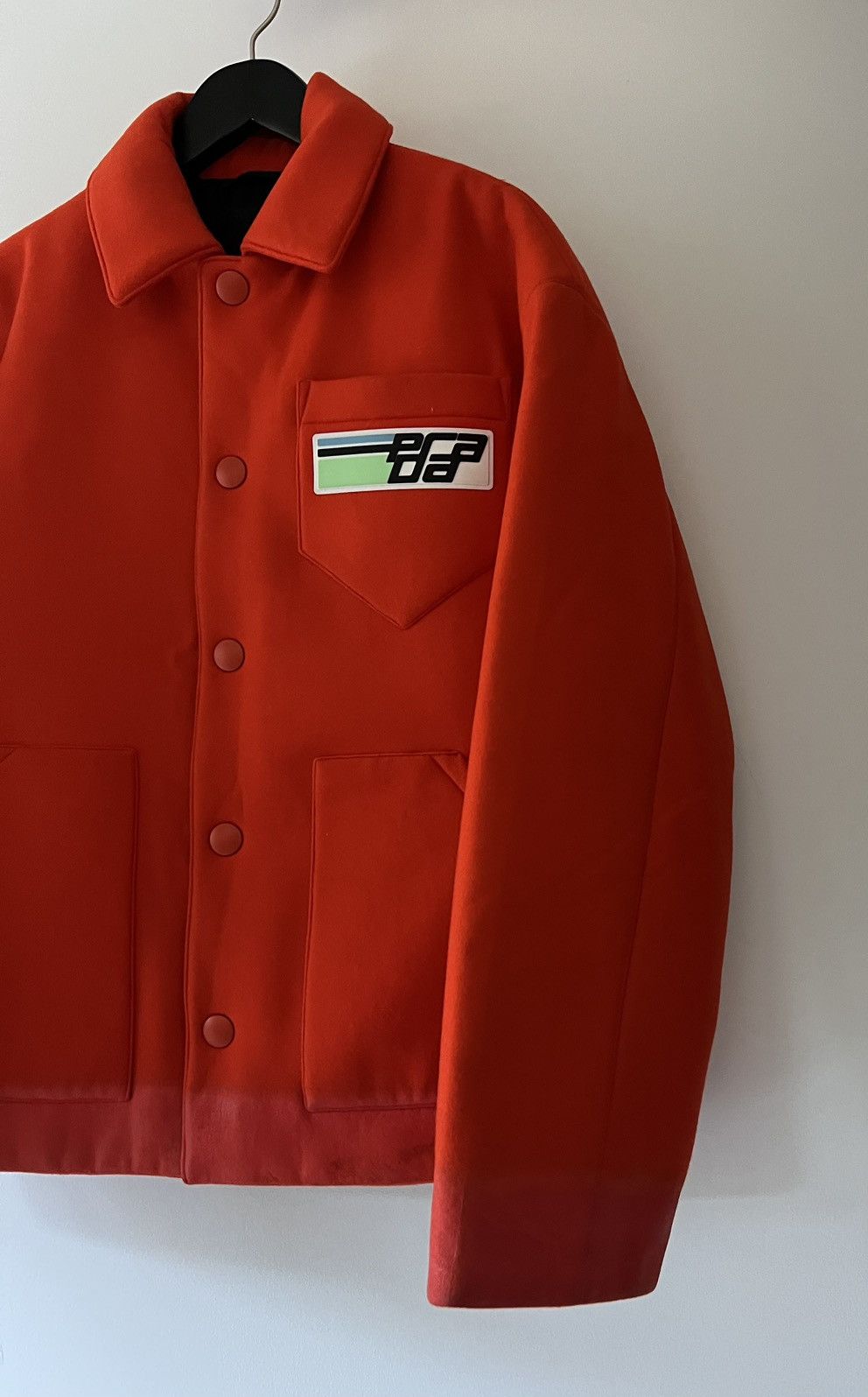 Prada Prada FW18 Logo Wool Padded Jacket Size US S / EU 44-46 / 1 - 6 Thumbnail