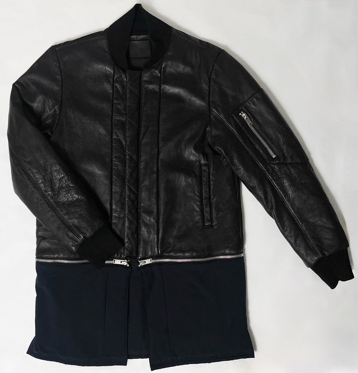 FULL GRAINED LEATHER JACKET RUNWAY PIECE
