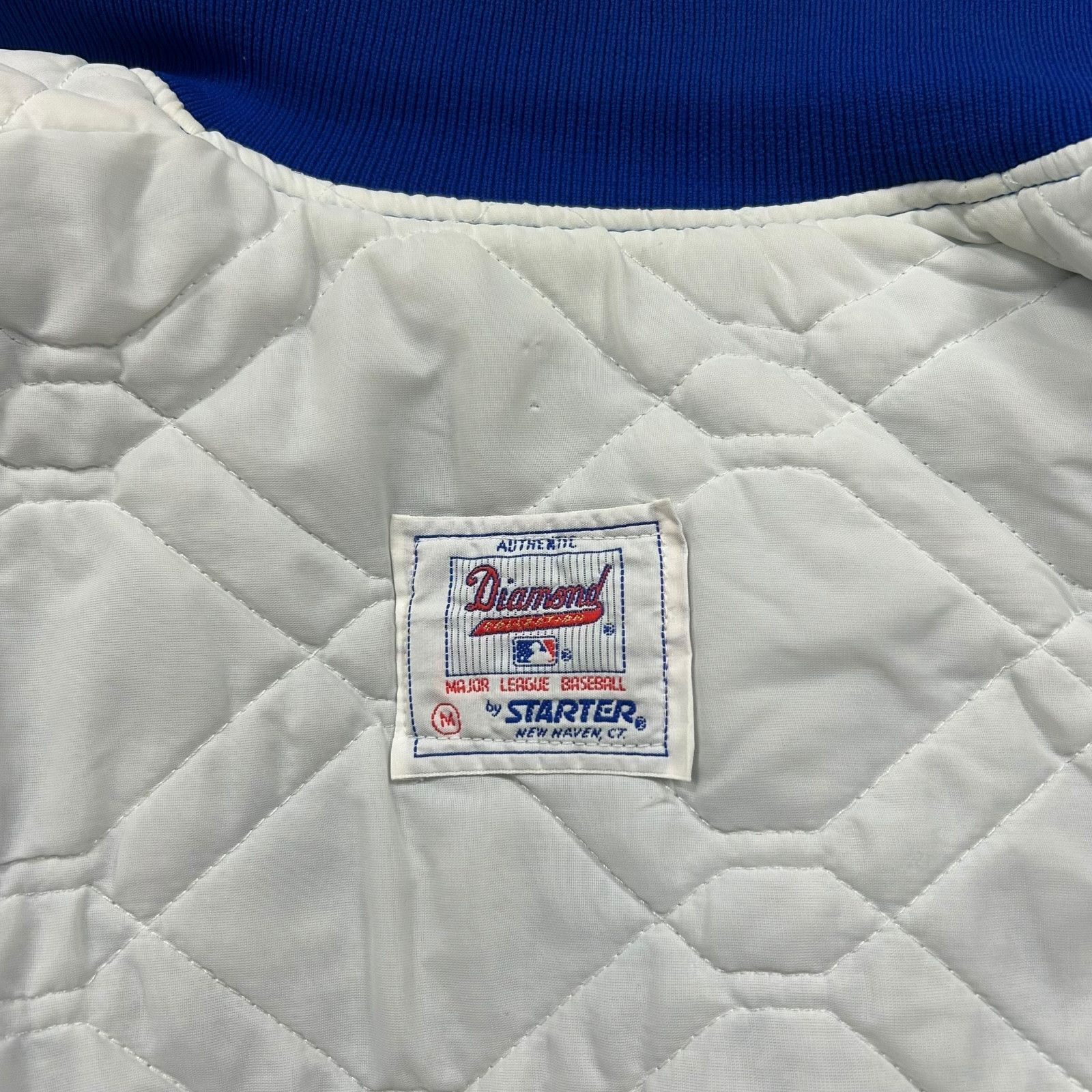 MLB VTG 90s LOS ANGELES DODGERS STARTER SATIN BOMBER JACKET Size US M / EU 48-50 / 2 - 6 Thumbnail